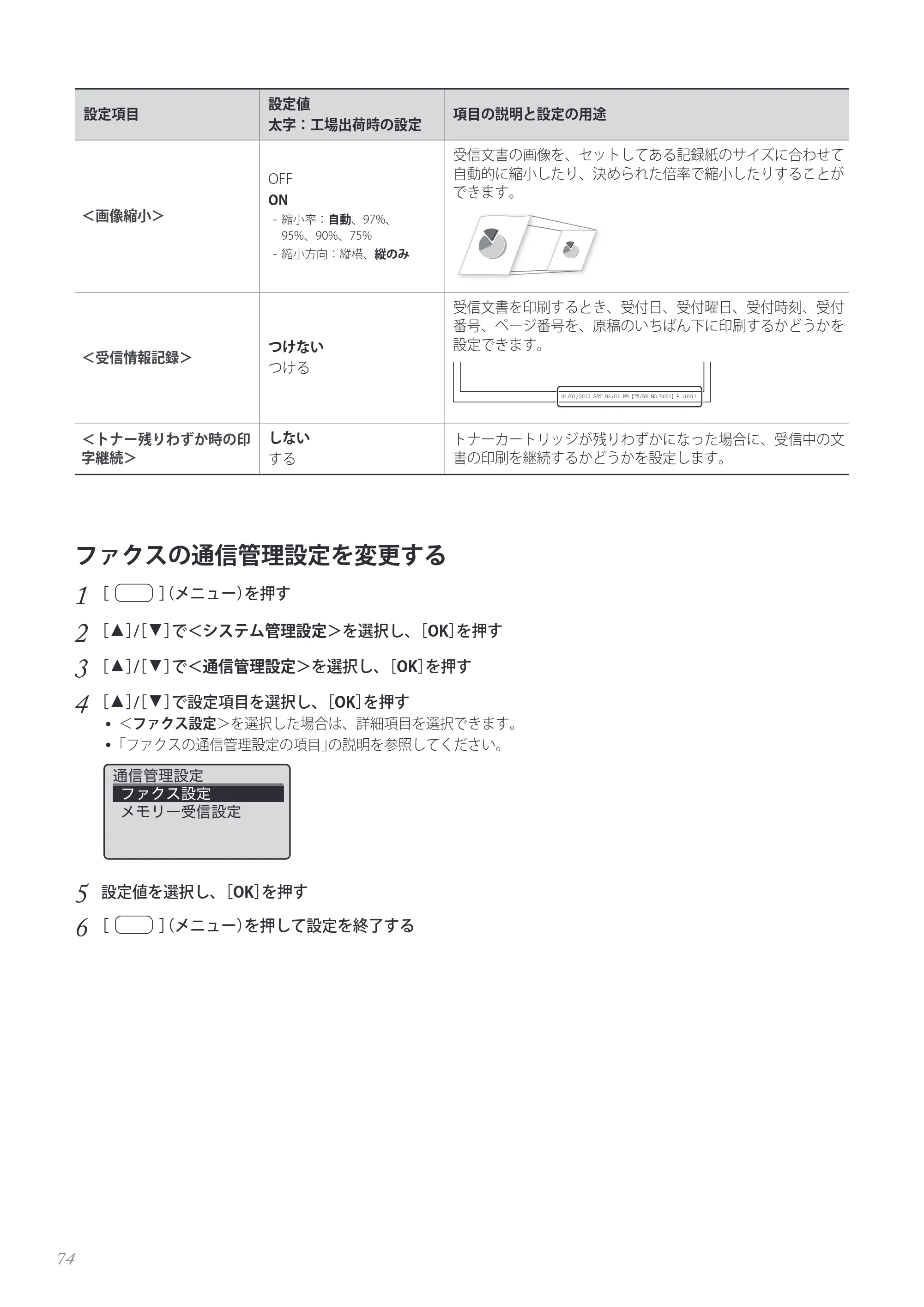 キヤノン MF4890dw/MF4870dn/MF4830d/MF4820d/MF4750 基本操作ガイド 2013年5月9日更新（PDF：35.3MB） — 原本ページ — 74ページ