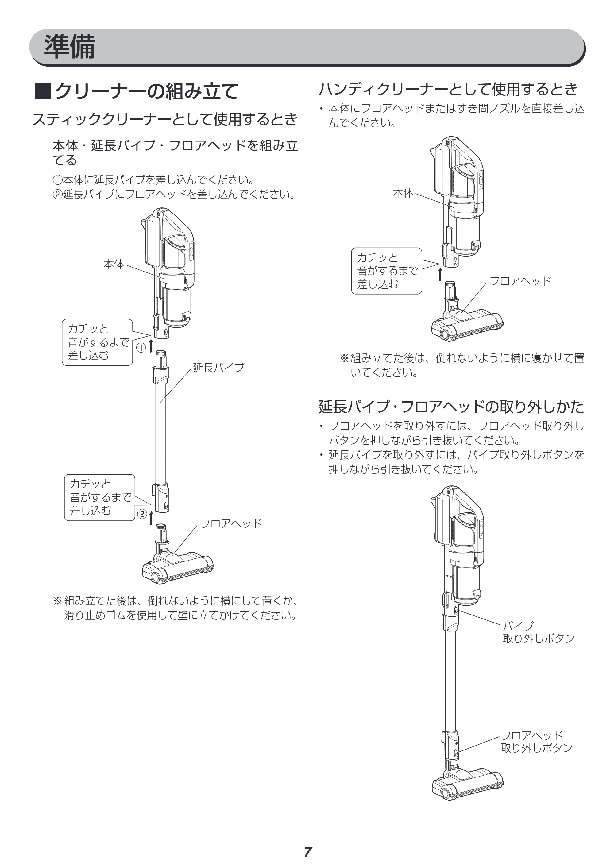 アイリスオーヤマ SCD-130P 取扱説明書 — 原本ページ — 7ページ