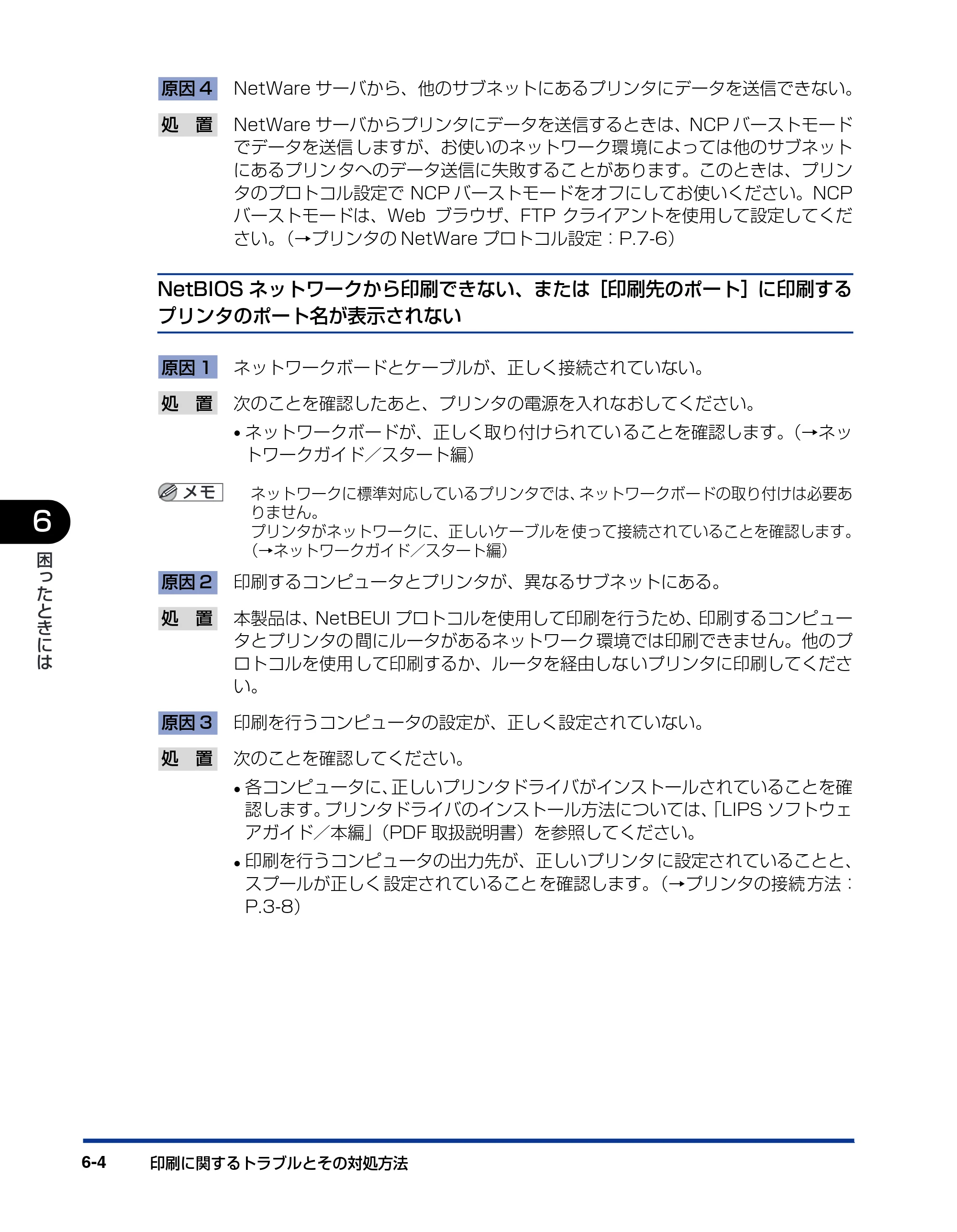 キヤノン LBP-1820/1620 ネットワークガイド／本編 2006年5月25日更新 （PDF形式／4.53Mバイト） — 原本ページ — 106ページ