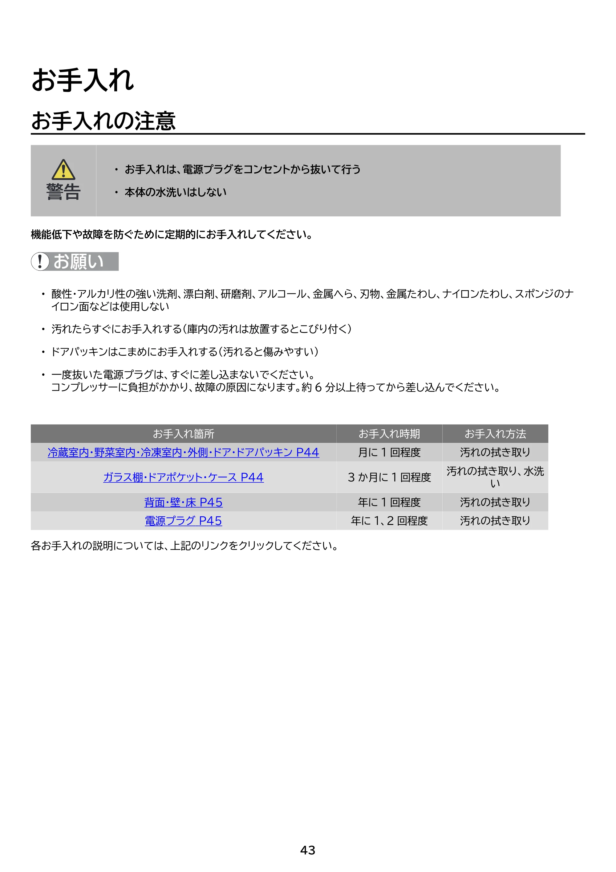 アイリスオーヤマ IRSN-32C 取扱説明書 — 原本ページ — 43ページ