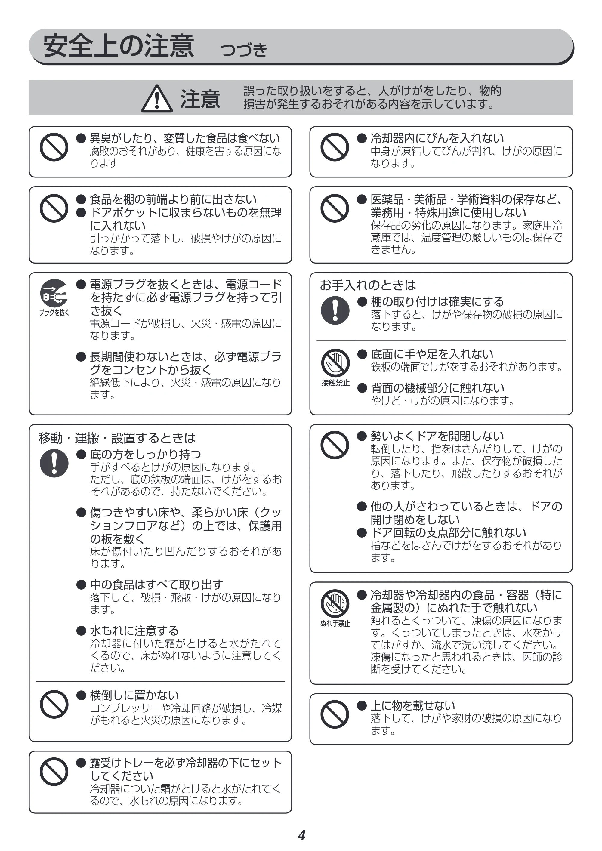 アイリスオーヤマ NRSD-4A 取扱説明書 — 原本ページ — 4ページ