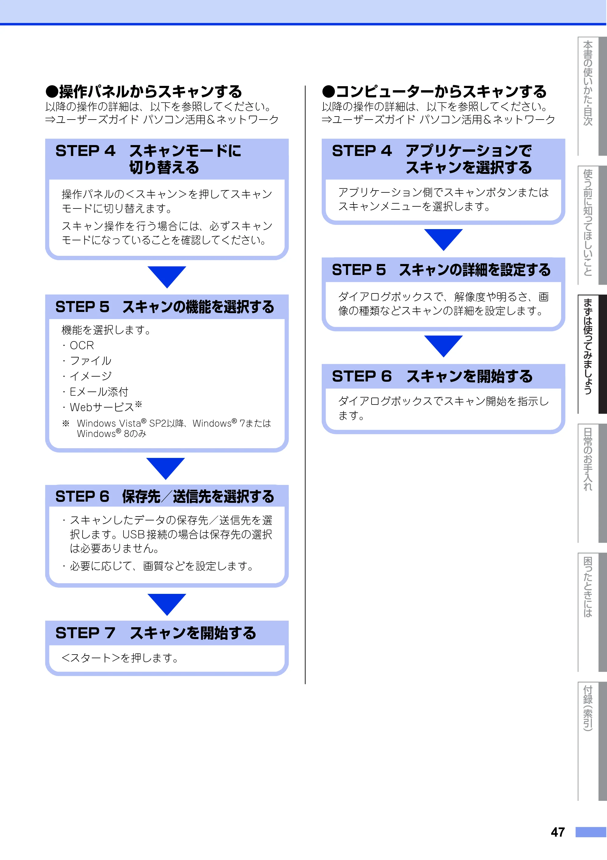 ブラザー DCP-L2520D / DCP-L2540DW ユーザーズガイド ～基本編～ — 原本ページ — 47ページ