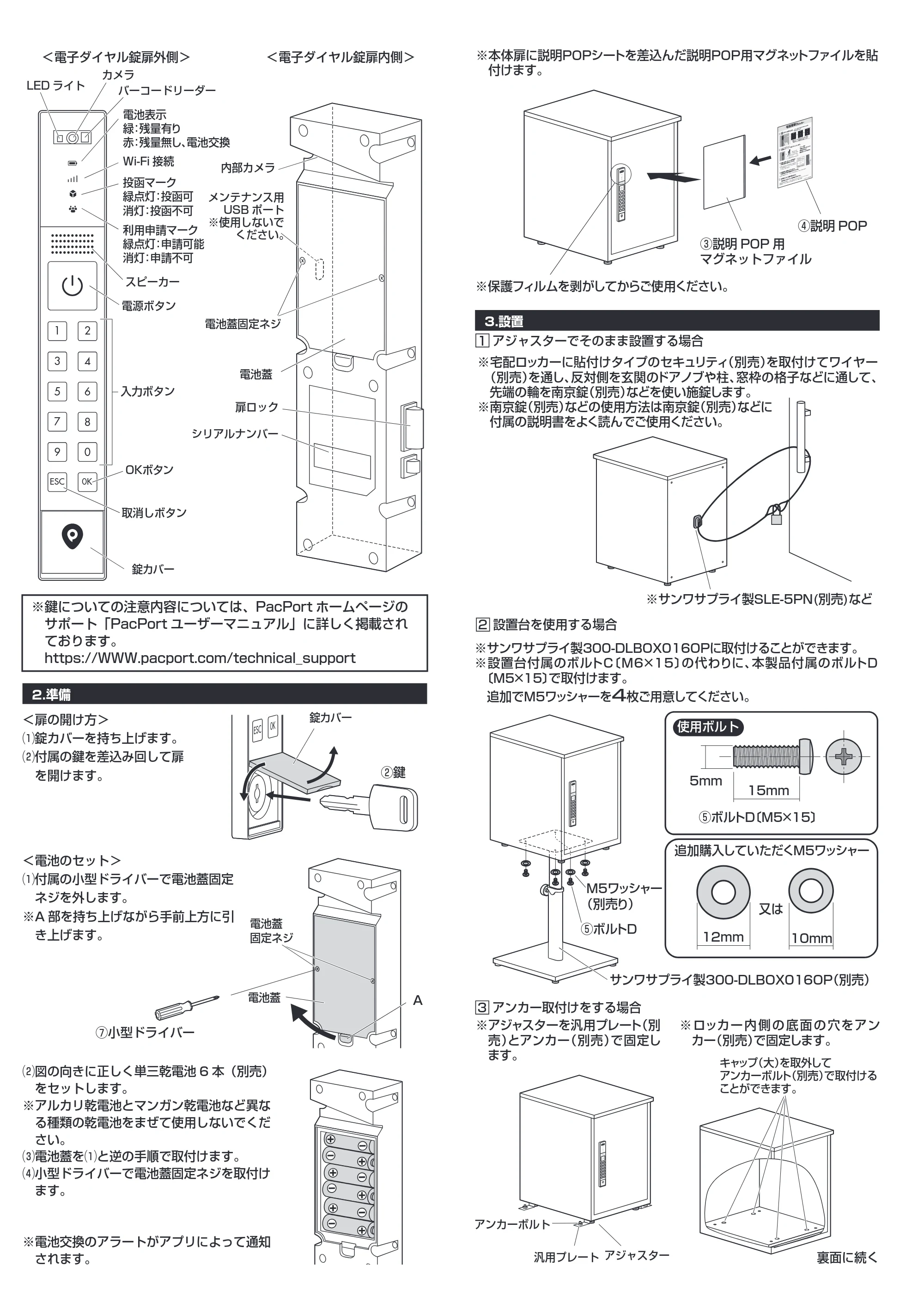サンワサプライ 300-DLBOX021DS / 300-DLBOX021W / 300-DLBOX020W 取扱説明書 — 原本ページ — 2ページ