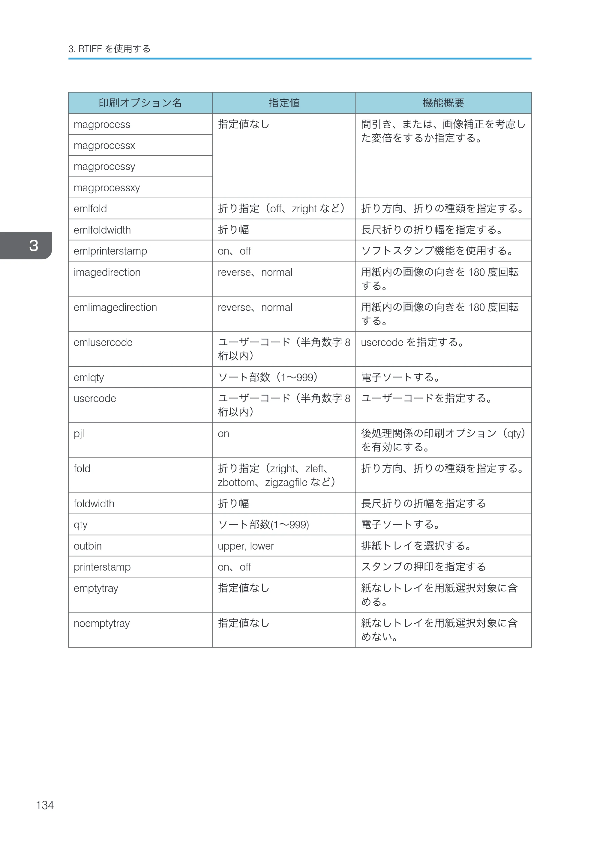 リコー RICOH MP W6700SP 使用説明書（RP-GL/2 & RTIFF） — 原本ページ — 136ページ