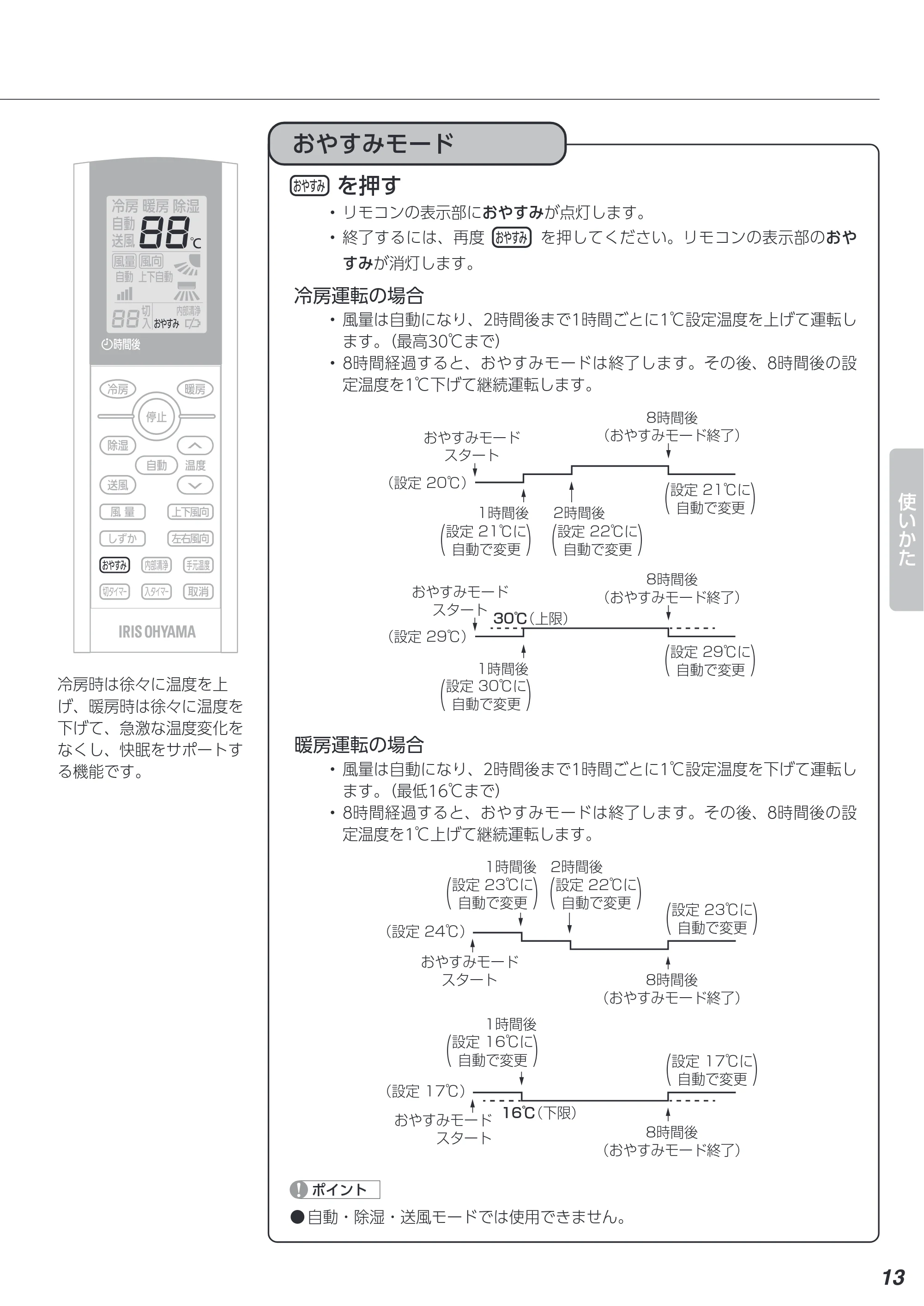 アイリスオーヤマ IHF-2205G 取扱説明書 — 原本ページ — 13ページ