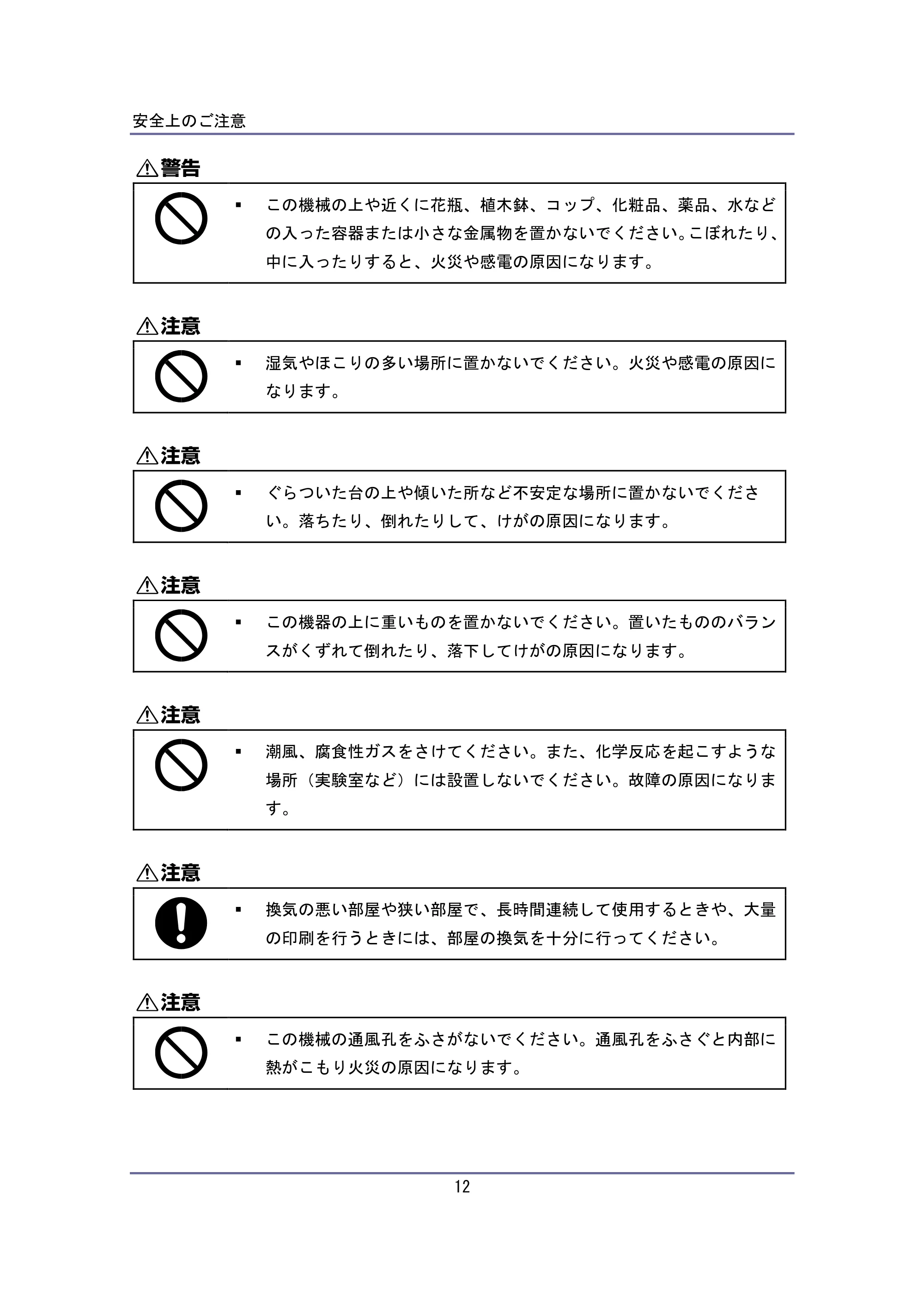 キヤノン iR W940/W940N はじめにお読みください (PDF形式/0.64Mバイト) — 原本ページ — 12ページ