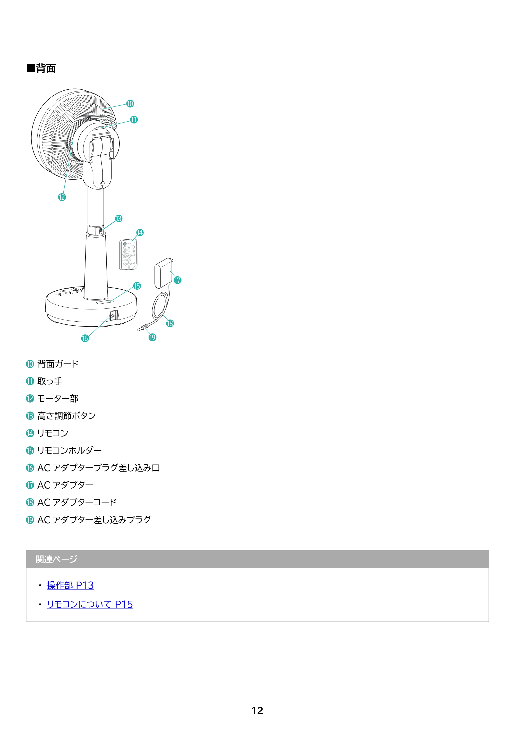 アイリスオーヤマ KSF-SDC151TEC 取扱説明書 — 原本ページ — 12ページ