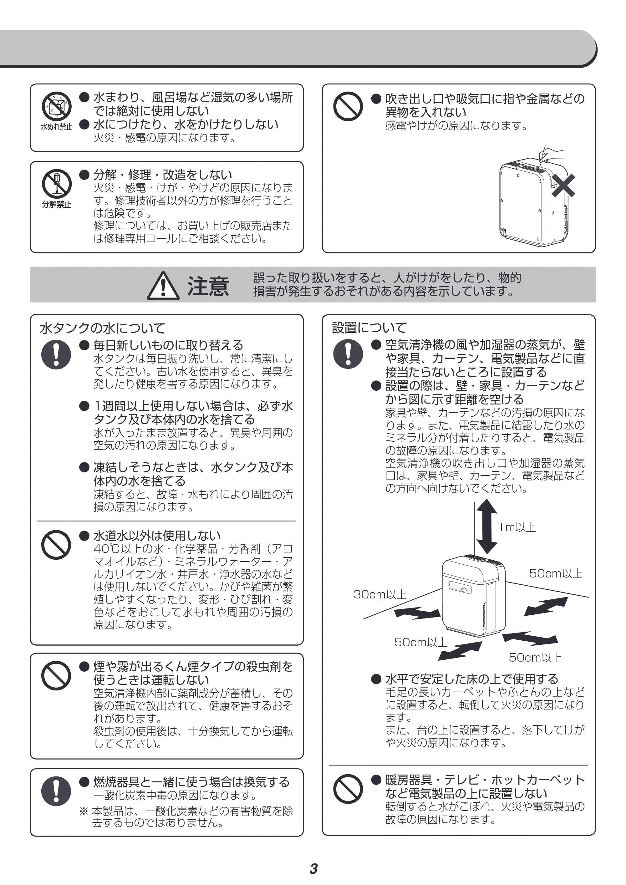 アイリスオーヤマ RSA-401 取扱説明書 — 原本ページ — 3ページ