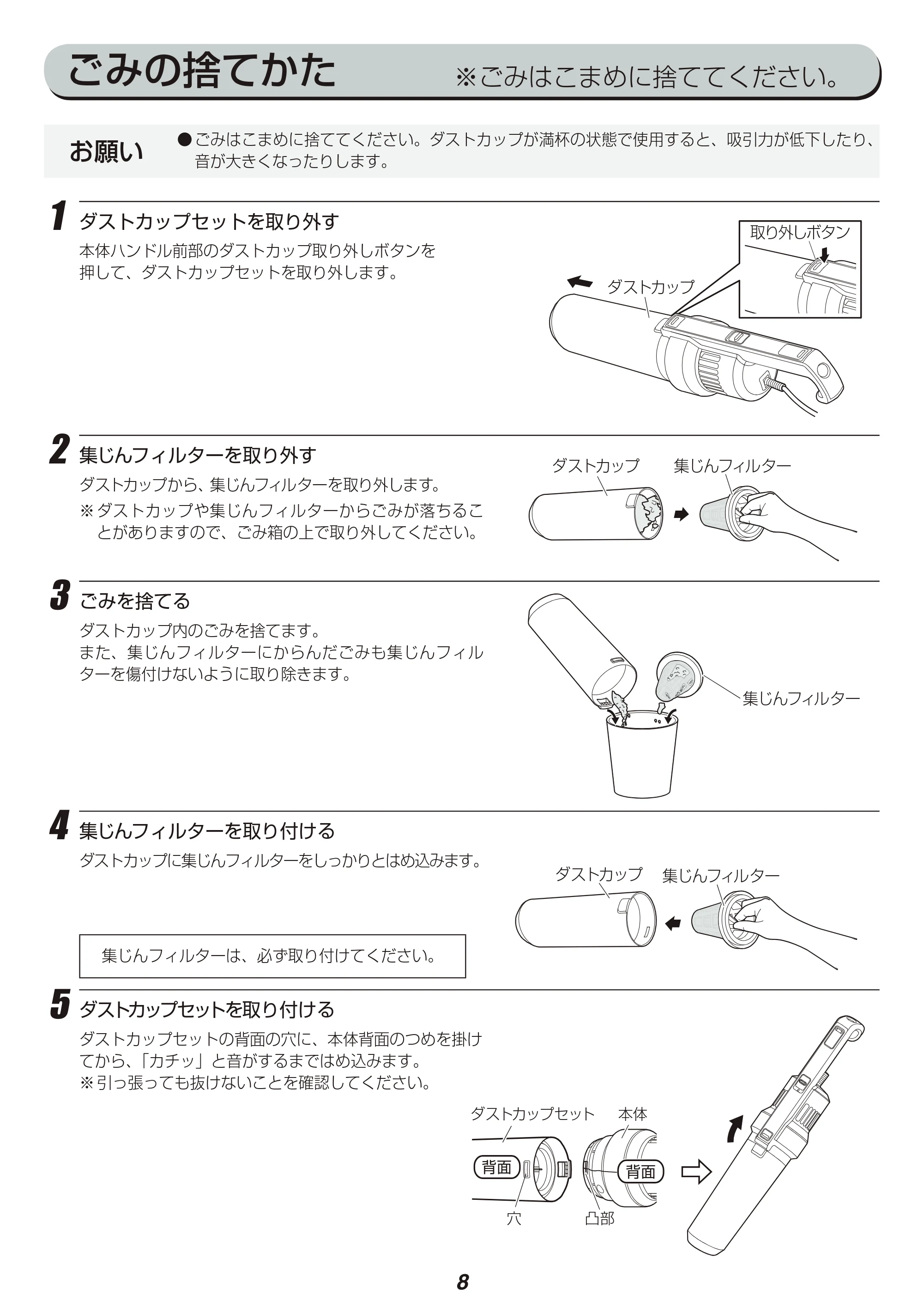 アイリスオーヤマ IC-S2 取扱説明書 — 原本ページ — 8ページ