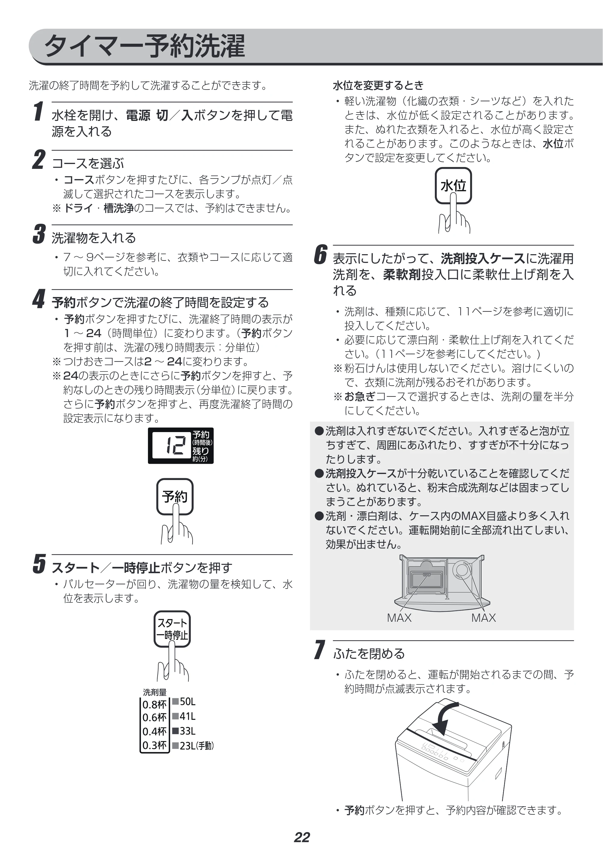 アイリスオーヤマ KAW-60A 取扱説明書 — 原本ページ — 22ページ