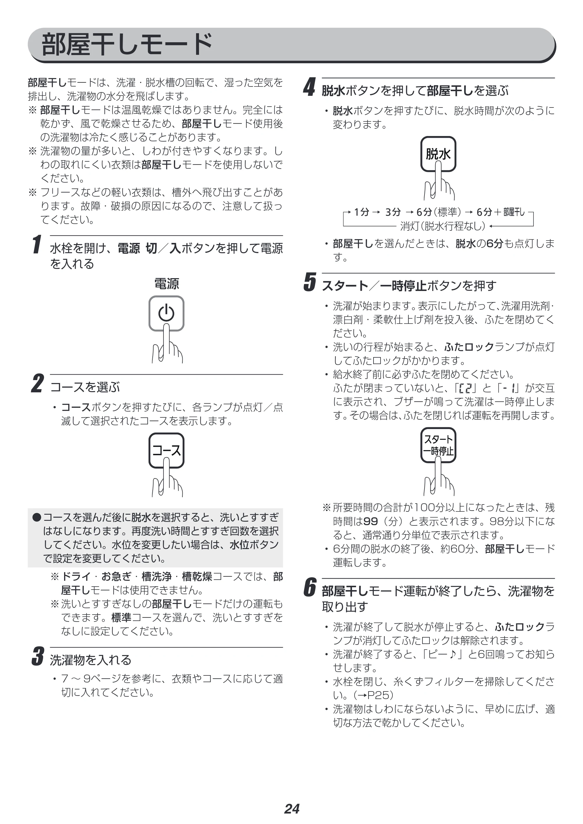 アイリスオーヤマ KAW-60A 取扱説明書 — 原本ページ — 24ページ
