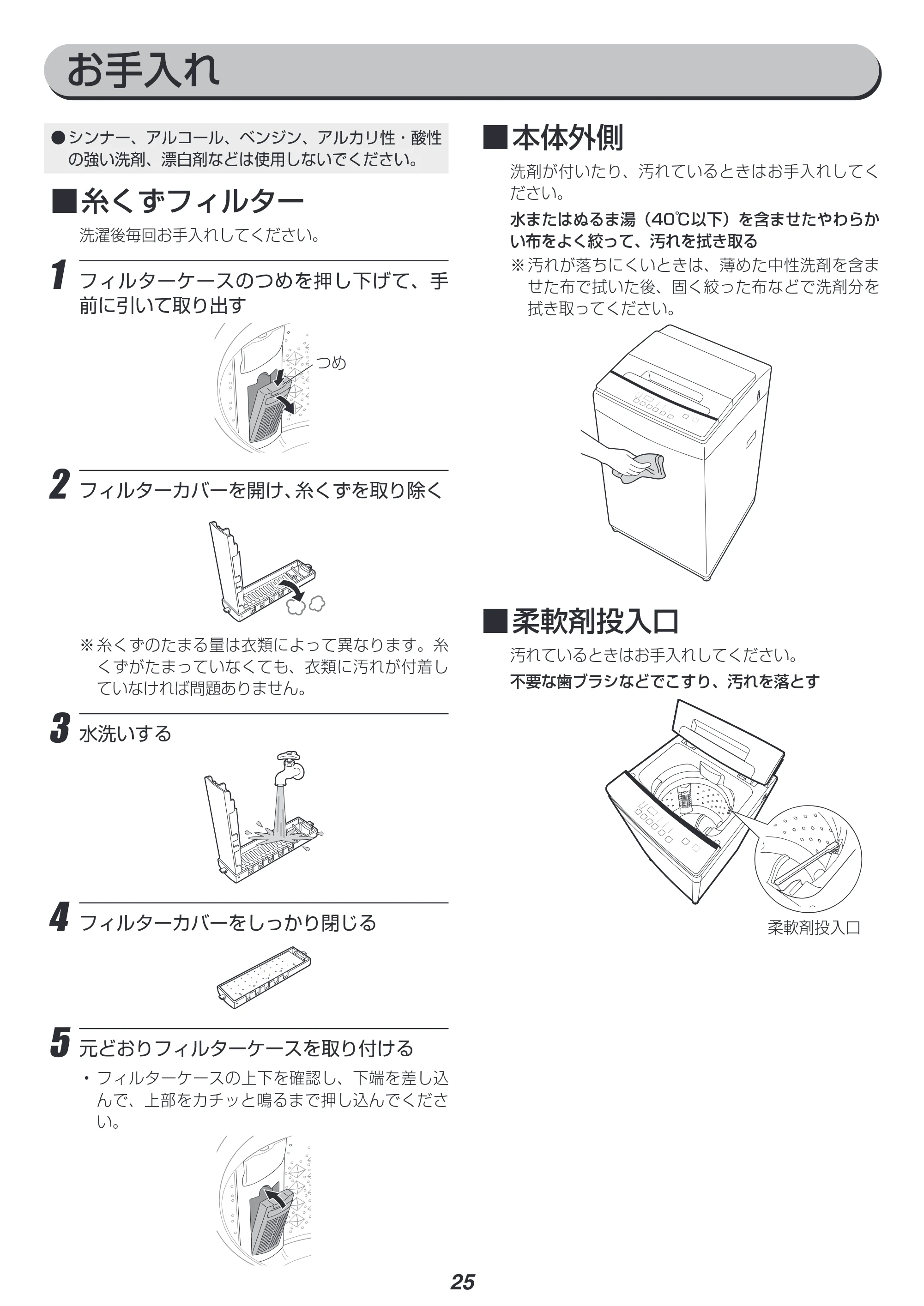 アイリスオーヤマ KAW-60A 取扱説明書 — 原本ページ — 25ページ