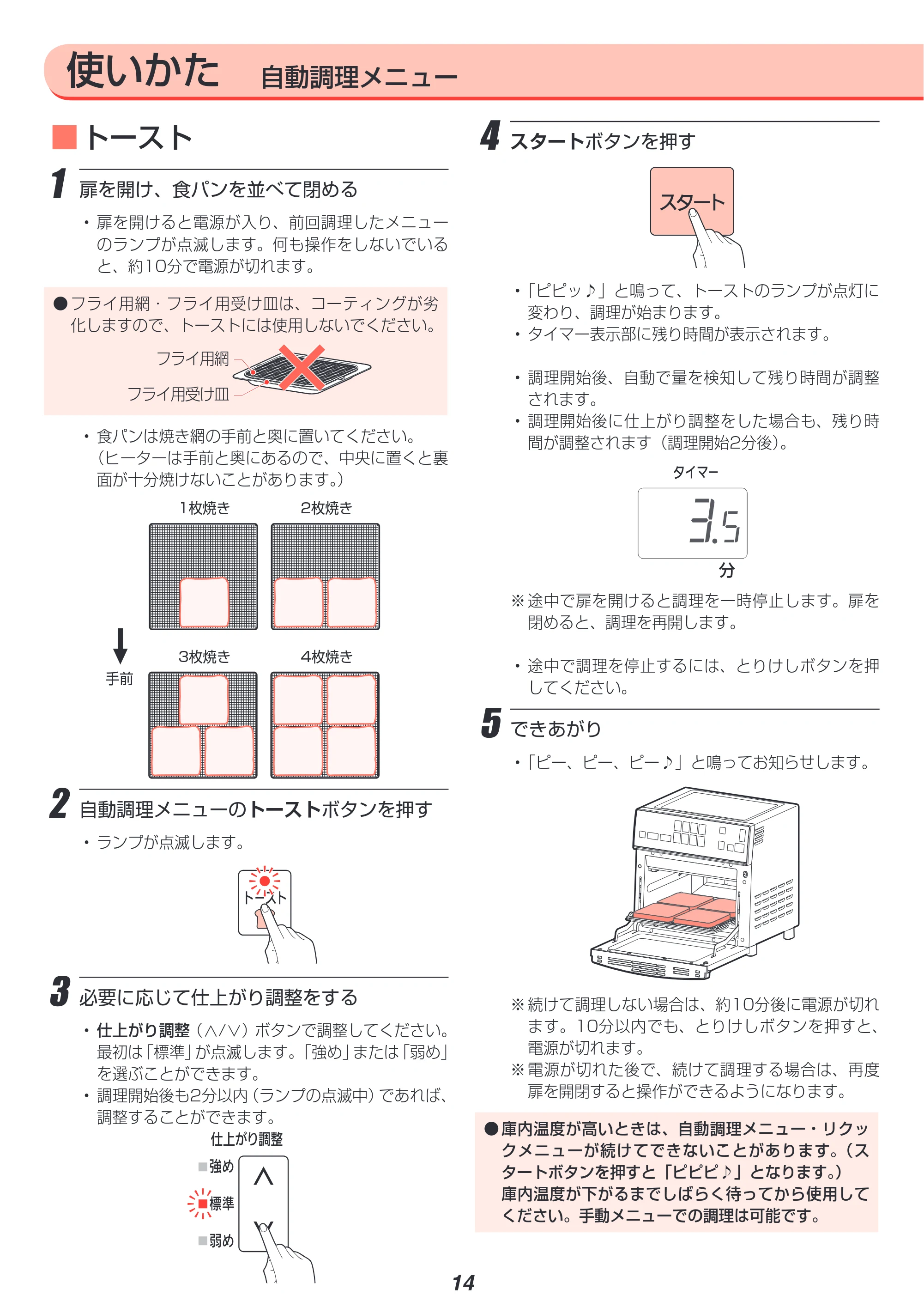 アイリスオーヤマ FVX-M3A 取扱説明書 — 原本ページ — 14ページ