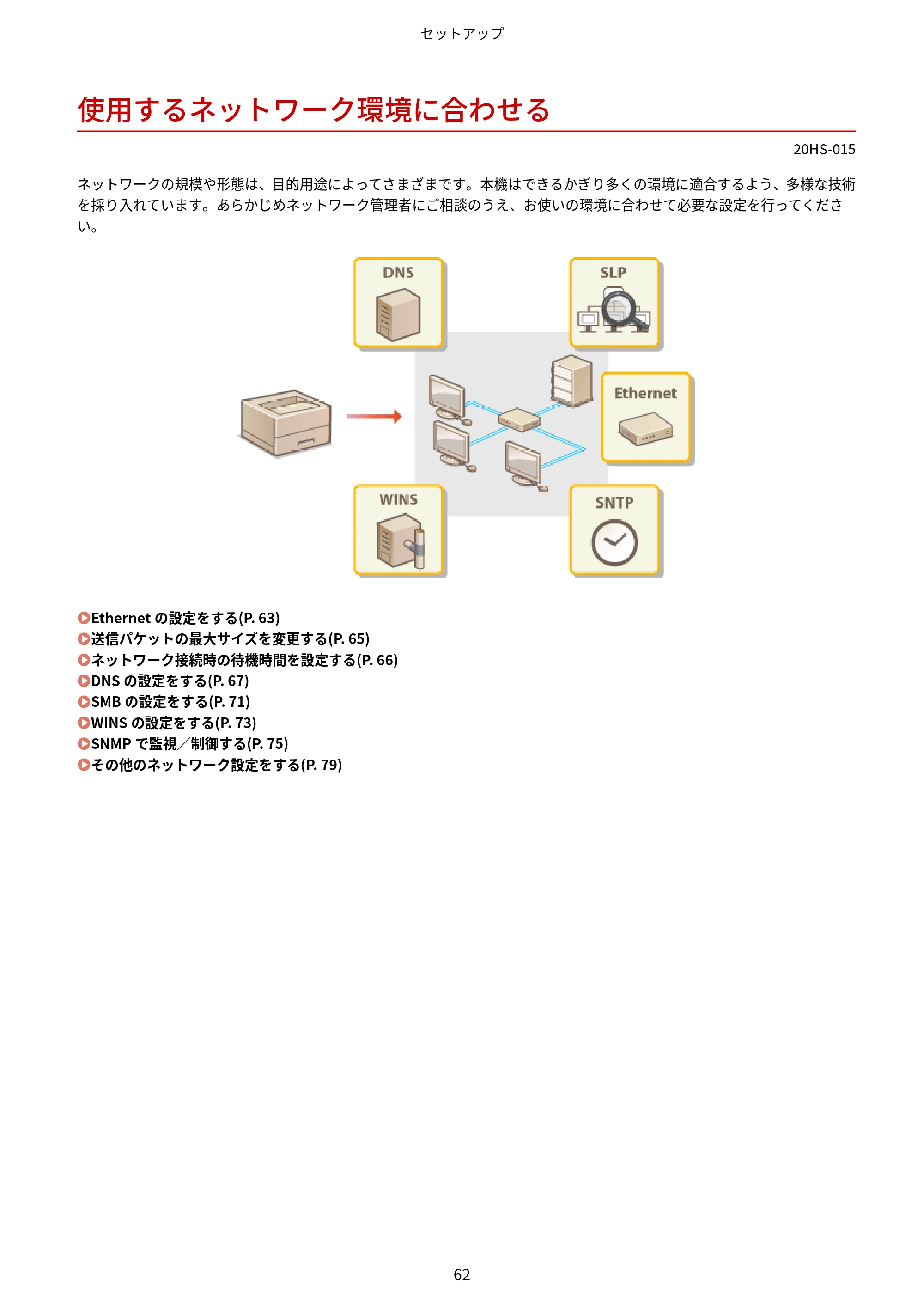 キヤノン LBP654C・LBP652C・LBP651C・LBP612C・LBP611C ユーザーズガイド 2020年6月10日掲載（PDF：5.20MB） — 使用するネットワーク環境に合わせる — 原本ページ — 68ページ