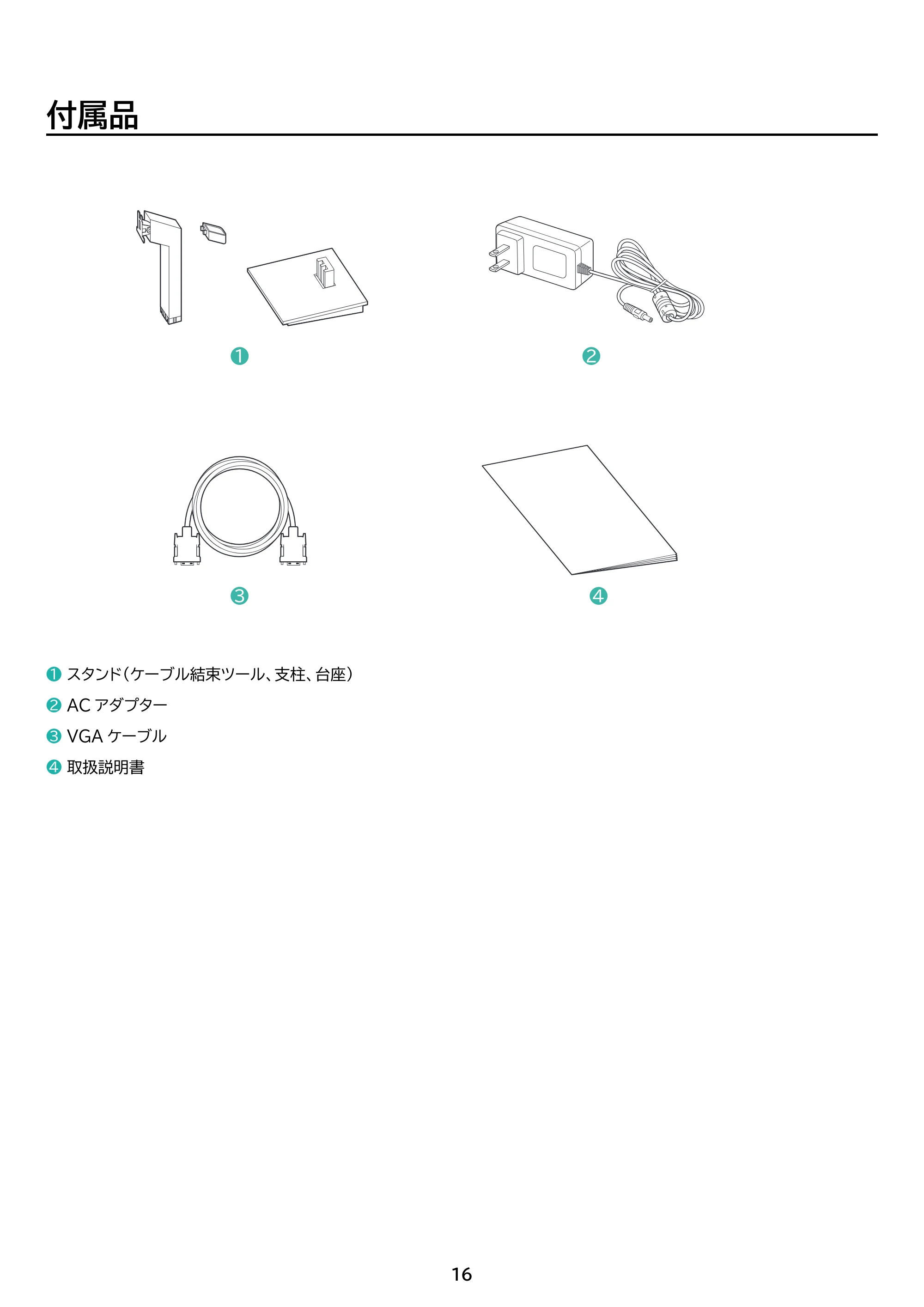 アイリスオーヤマ ILD-D21FHD 取扱説明書 — 原本ページ — 16ページ