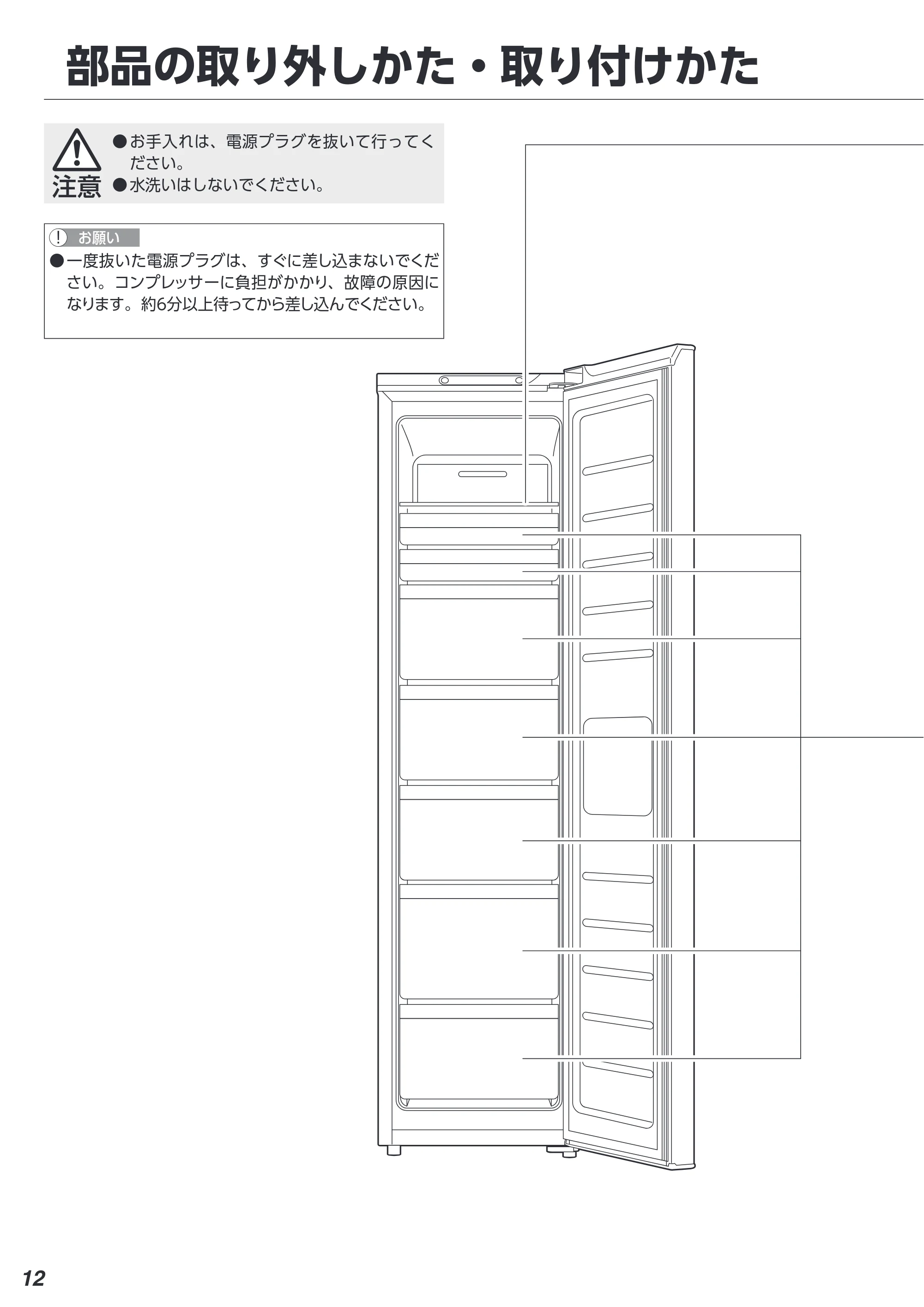 アイリスオーヤマ IUSN-S12A 取扱説明書 — 原本ページ — 12ページ