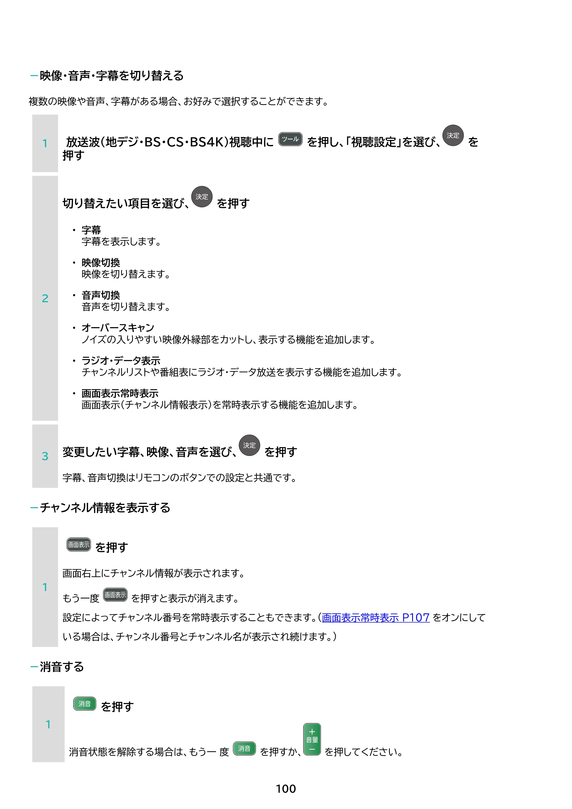 アイリスオーヤマ LT-65UGX-G1 取扱説明書 — 原本ページ — 100ページ