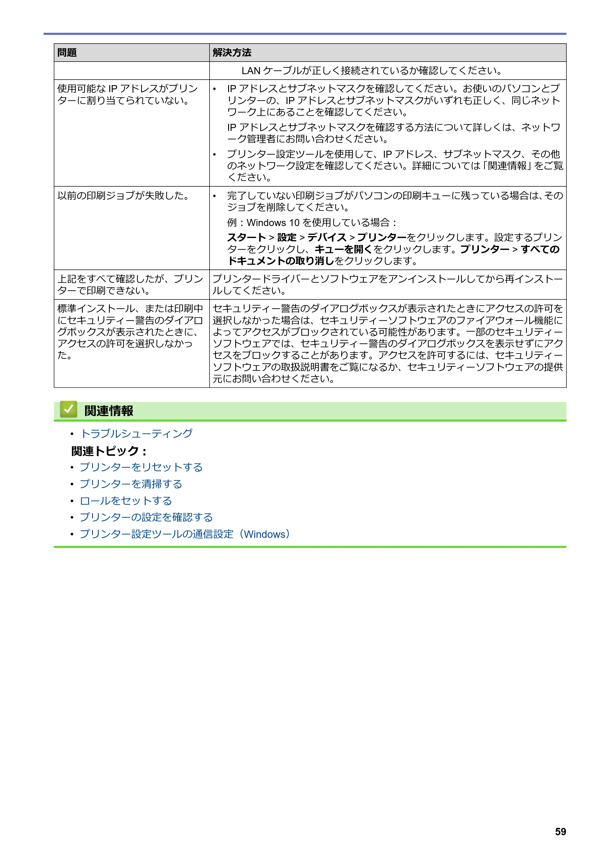 ブラザー TD-4420DNZ ユーザーズガイド — 原本ページ — 62ページ