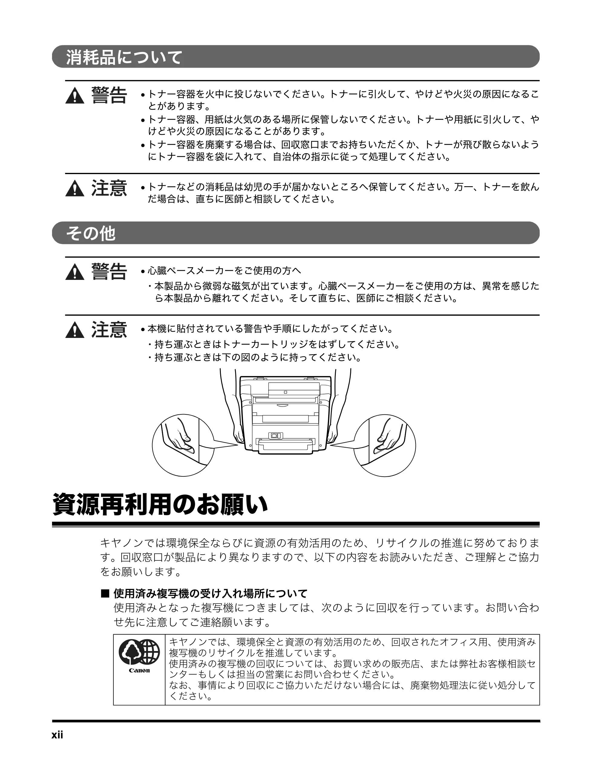 キヤノン MF3110 ユーザーズガイド （PDF形式／5.83Mバイト） — 原本ページ — 16ページ