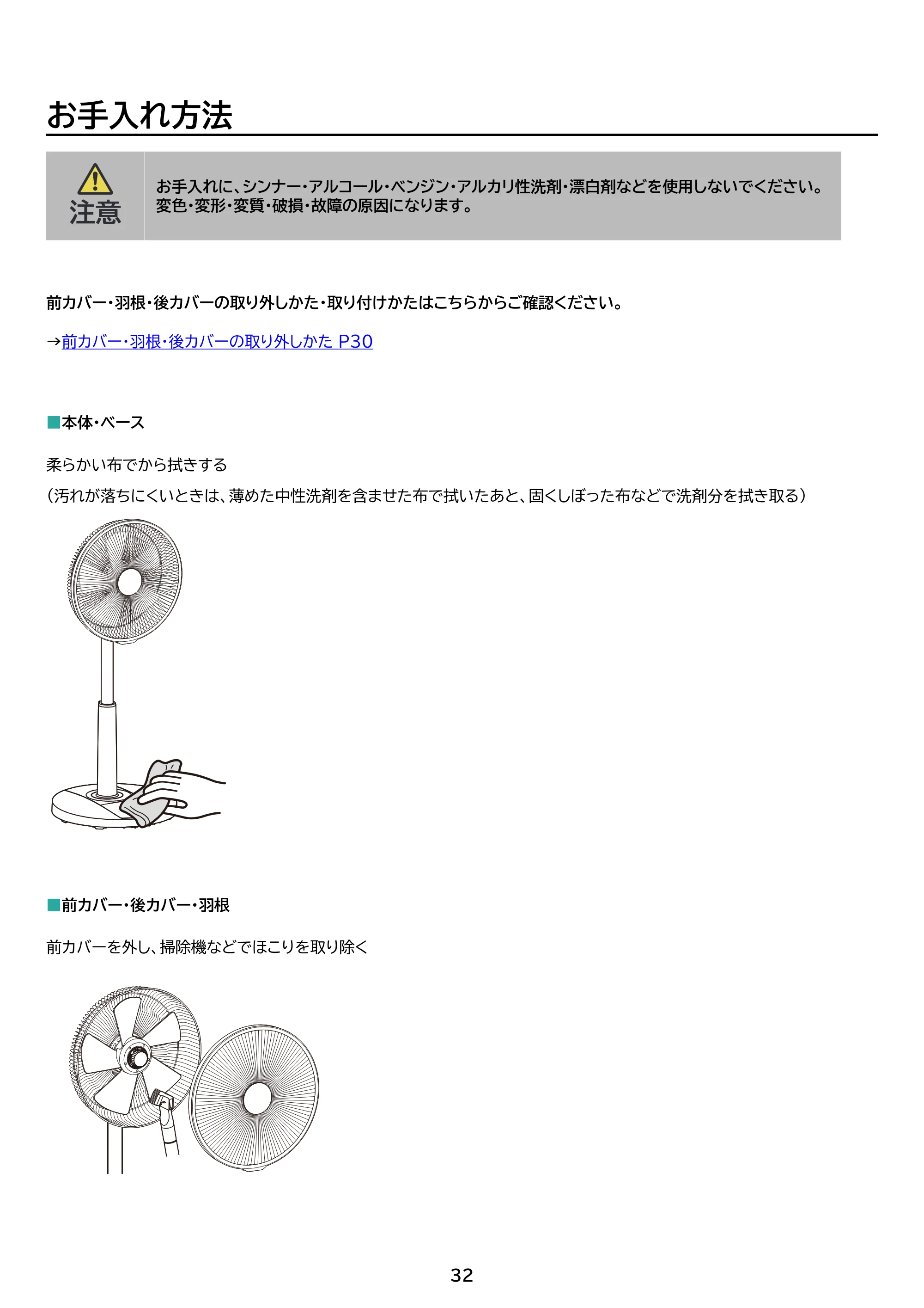 アイリスオーヤマ LFD-307LE 取扱説明書 — 原本ページ — 32ページ
