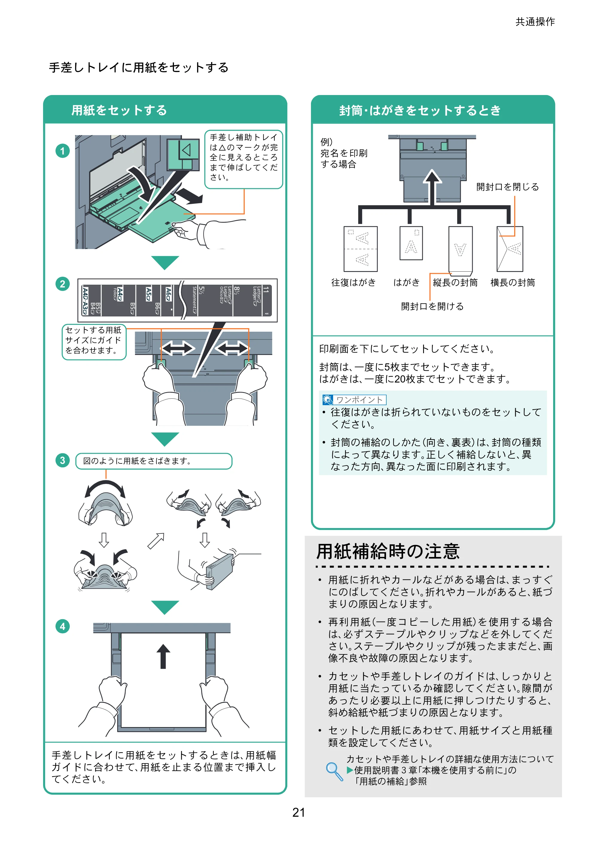 京セラ TASKalfa 3010i / TASKalfa 3510i TASKalfa 3510i/3010i クイックガイド — 原本ページ — 21ページ