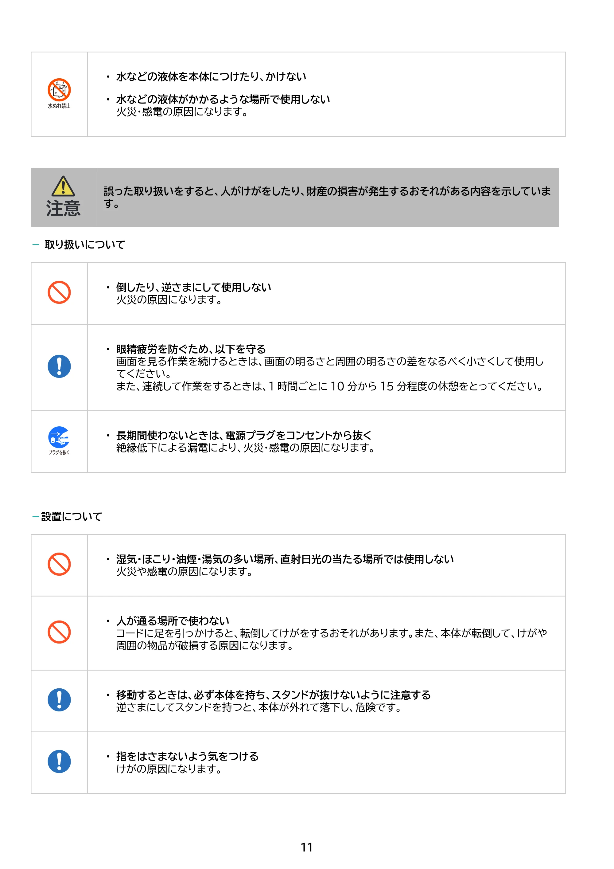 アイリスオーヤマ DT-KF235R 取扱説明書 — 原本ページ — 11ページ