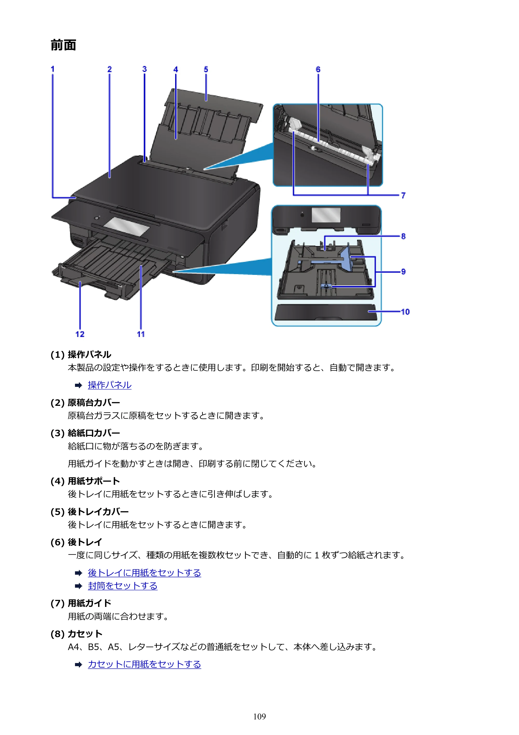 キヤノン PIXUS TS8030 電子マニュアル PDF版（Mac版）（PDF：15.5MB） — 前面 — 原本ページ — 109ページ