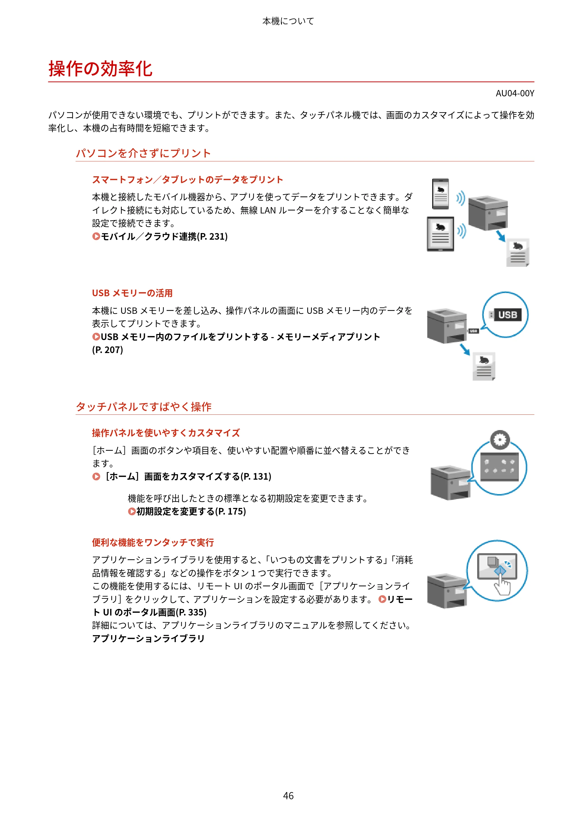 キヤノン LBP672C II/LBP671C II ユーザーズガイド 2026年6月25日更新（4.49 MB） — 操作の効率化 — 原本ページ — 54ページ