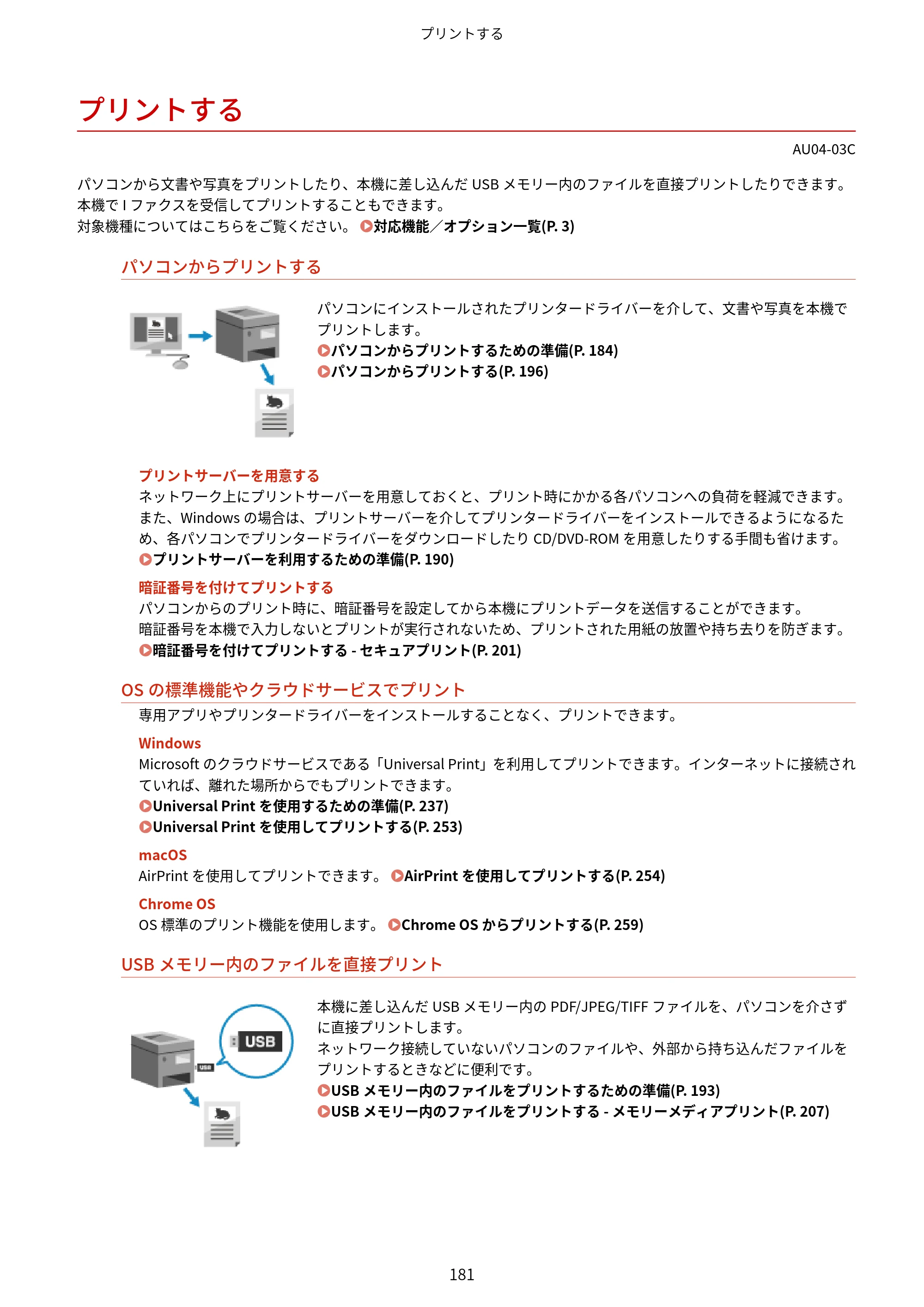 キヤノン LBP672C II/LBP671C II ユーザーズガイド 2026年6月25日更新（4.49 MB） — プリントする — 原本ページ — 189ページ