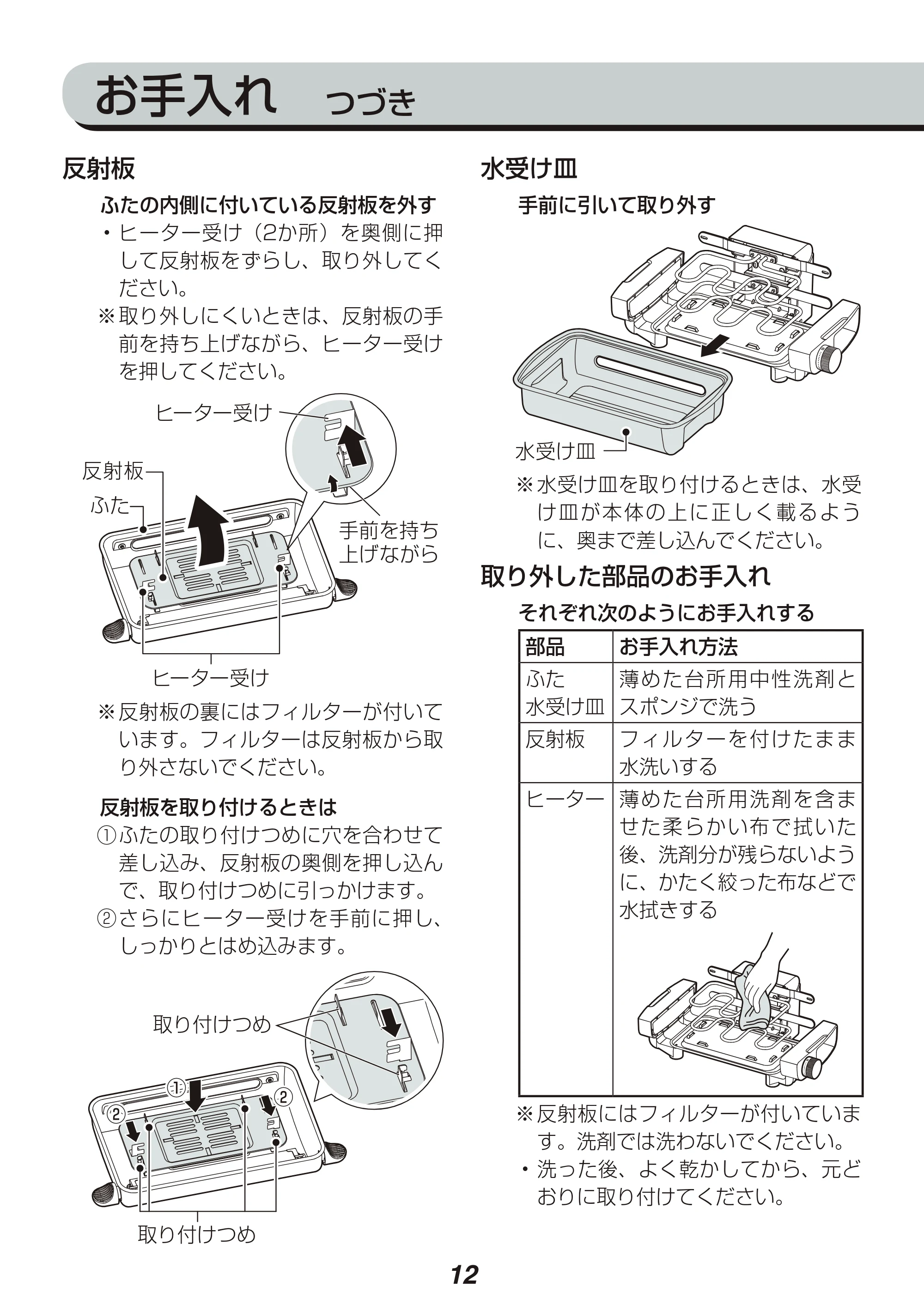 アイリスオーヤマ EMT-1101 取扱説明書 — 原本ページ — 12ページ