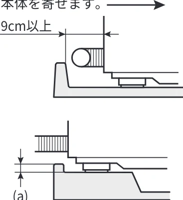 日立 NW-R706 据付説明書 — 据え付け場所 — 図版 6-1 — 6ページ
