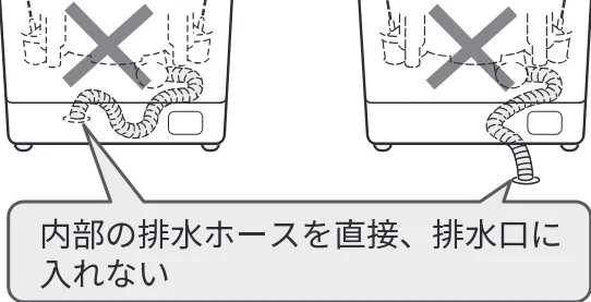 日立 NW-R706 据付説明書 — 本体の下に排水口がある場合 — 図版 12-2 — 12ページ