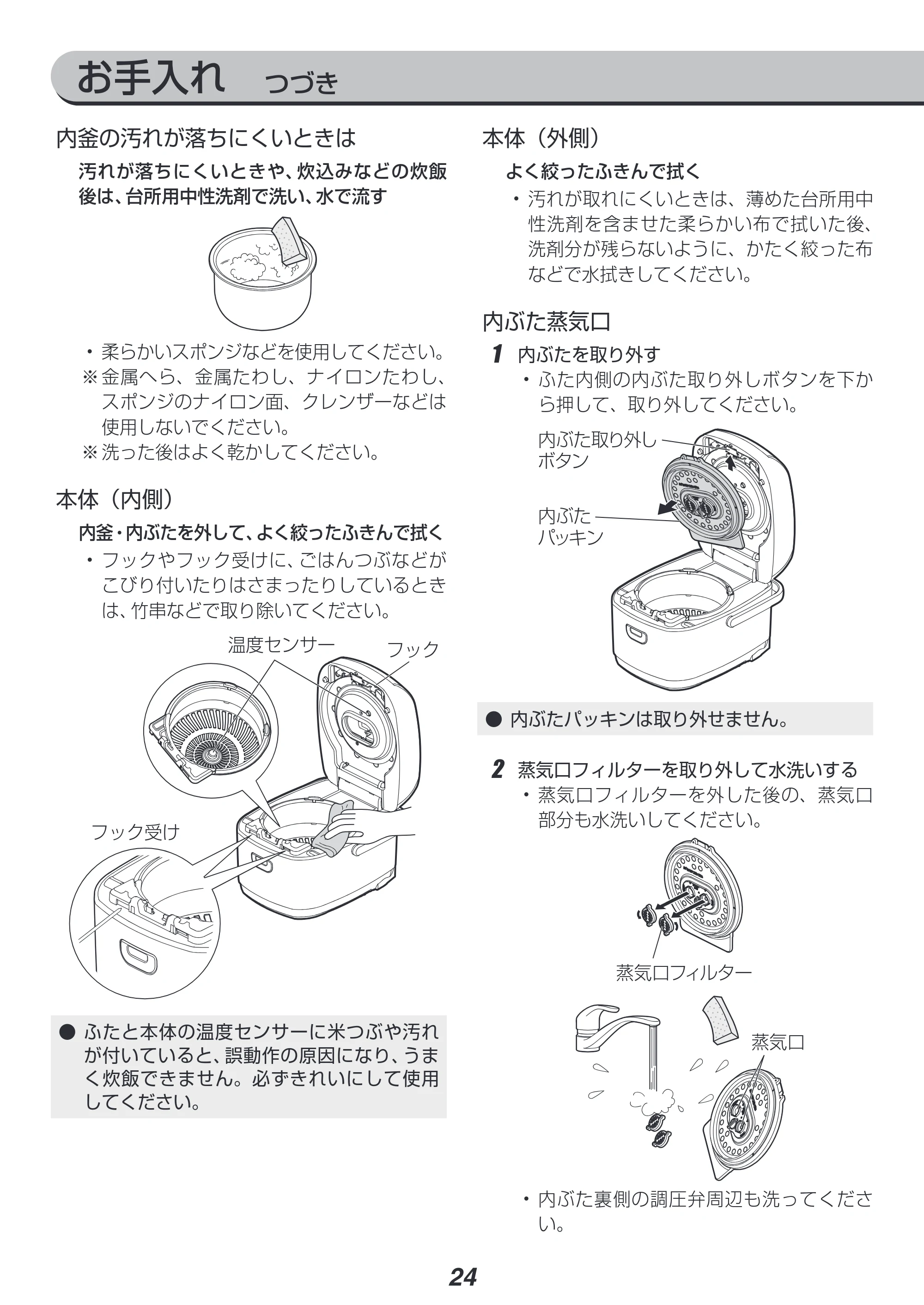 アイリスオーヤマ RC-PD30 取扱説明書 — 原本ページ — 24ページ