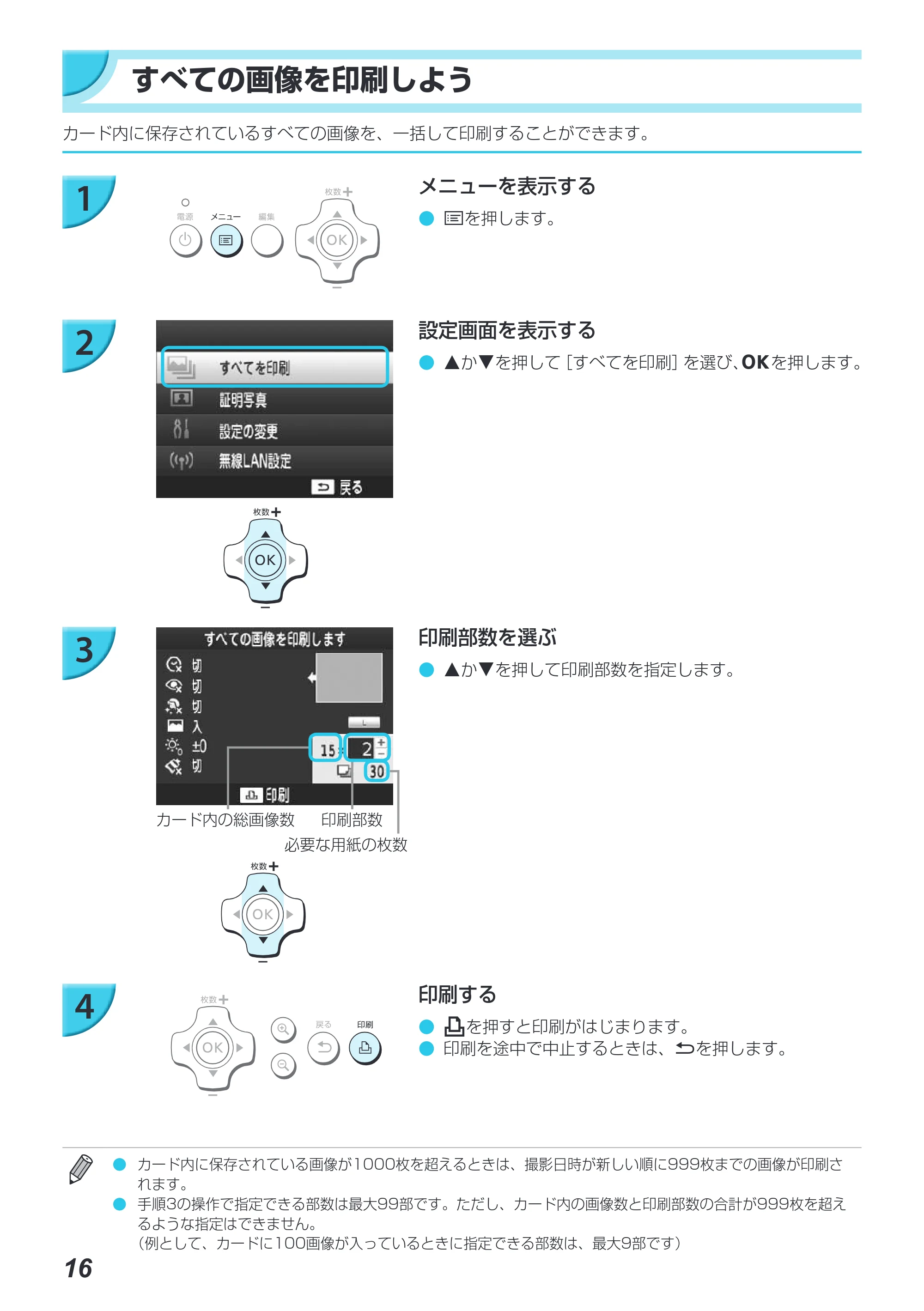 キヤノン SELPHY CP900 プリンターユーザーガイド (PDF:15.0MB) — すべての画像を印刷しよう — 原本ページ — 16ページ