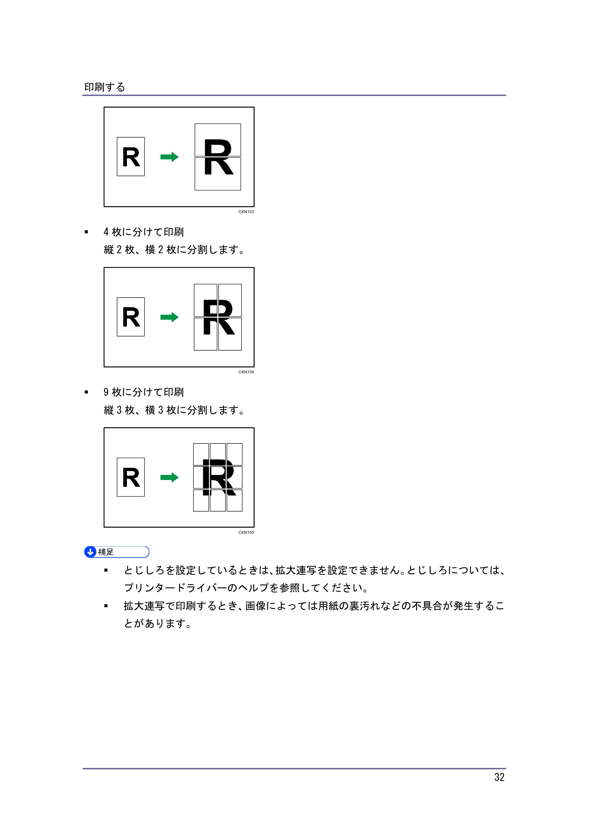 キヤノン iR W940/W940N プリンター （PDF形式／3.91Mバイト） — 原本ページ — 32ページ
