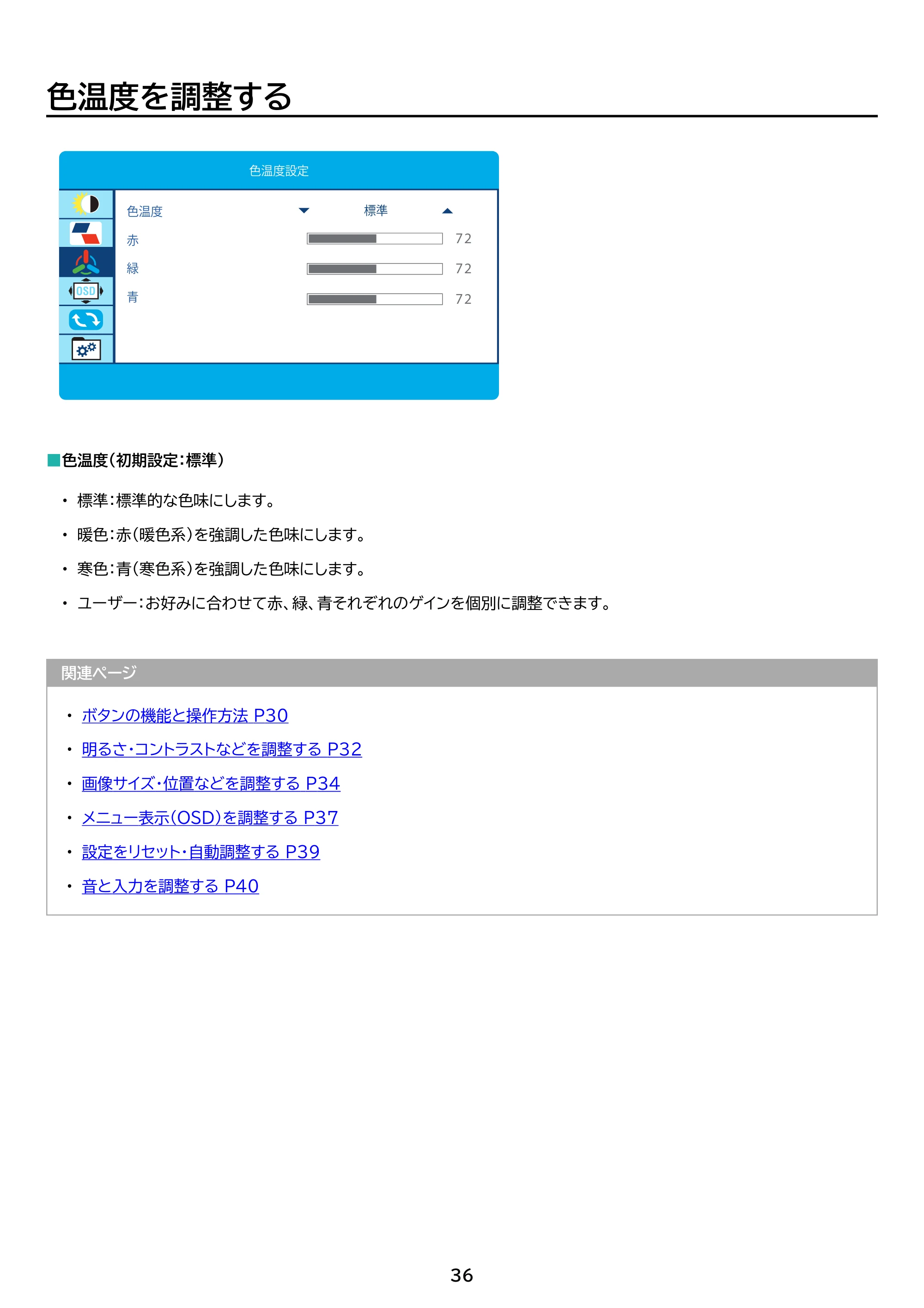 アイリスオーヤマ DT-JF235S 取扱説明書 — 原本ページ — 36ページ