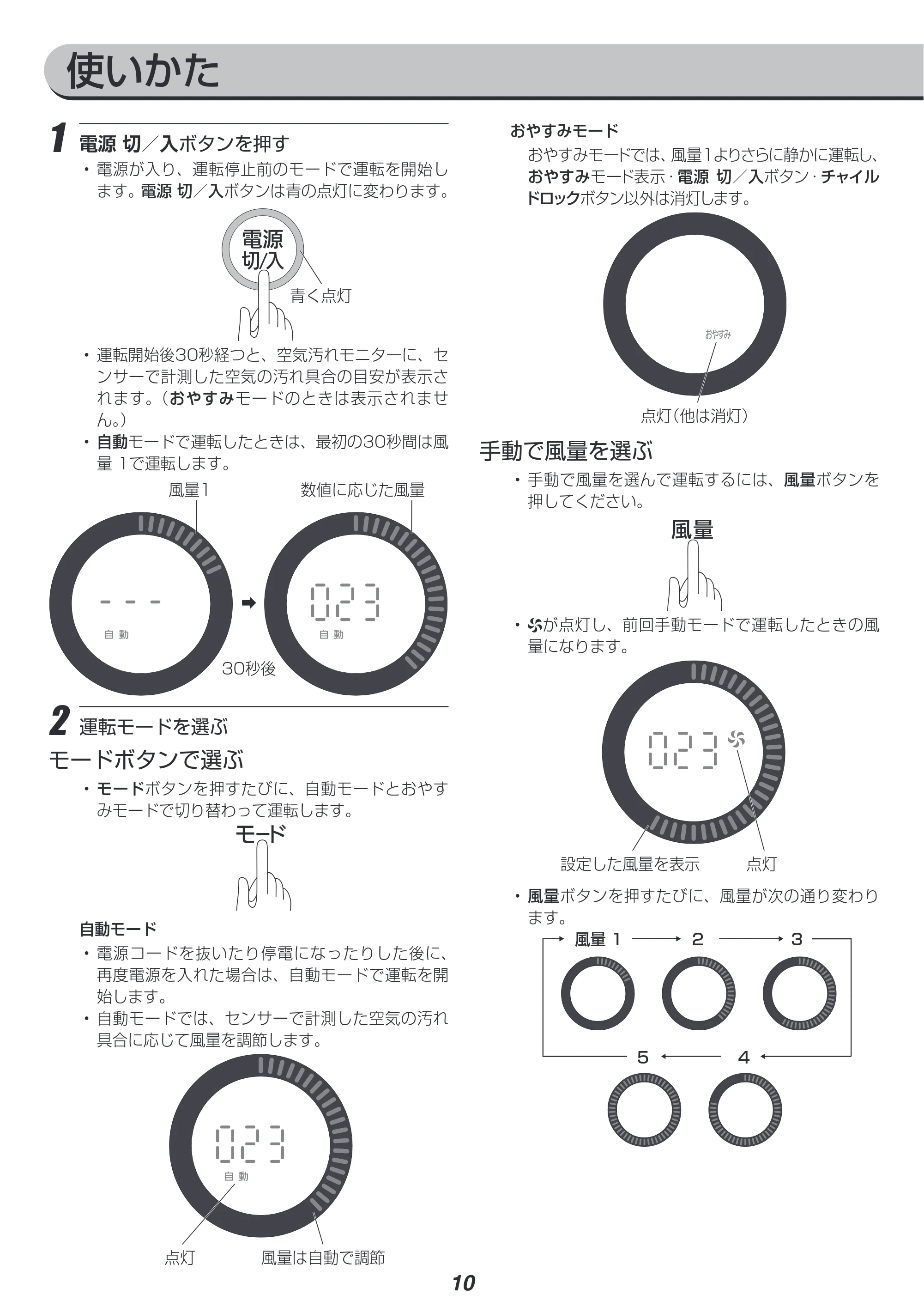 アイリスオーヤマ IBP-A100 取扱説明書 — 原本ページ — 10ページ