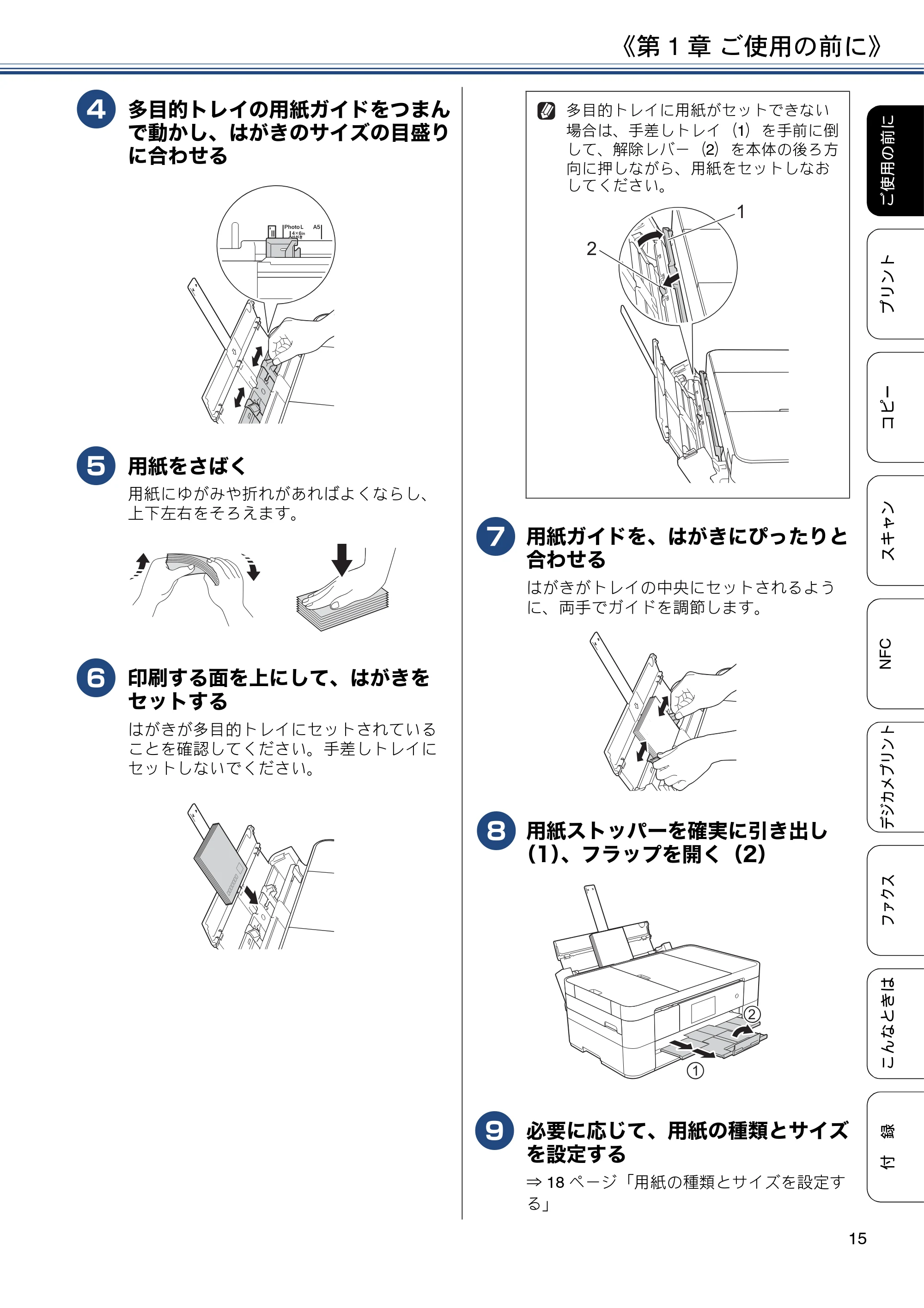 ブラザー MFC-J4725N ユーザーズガイド ~基本編~ — 原本ページ — 15ページ