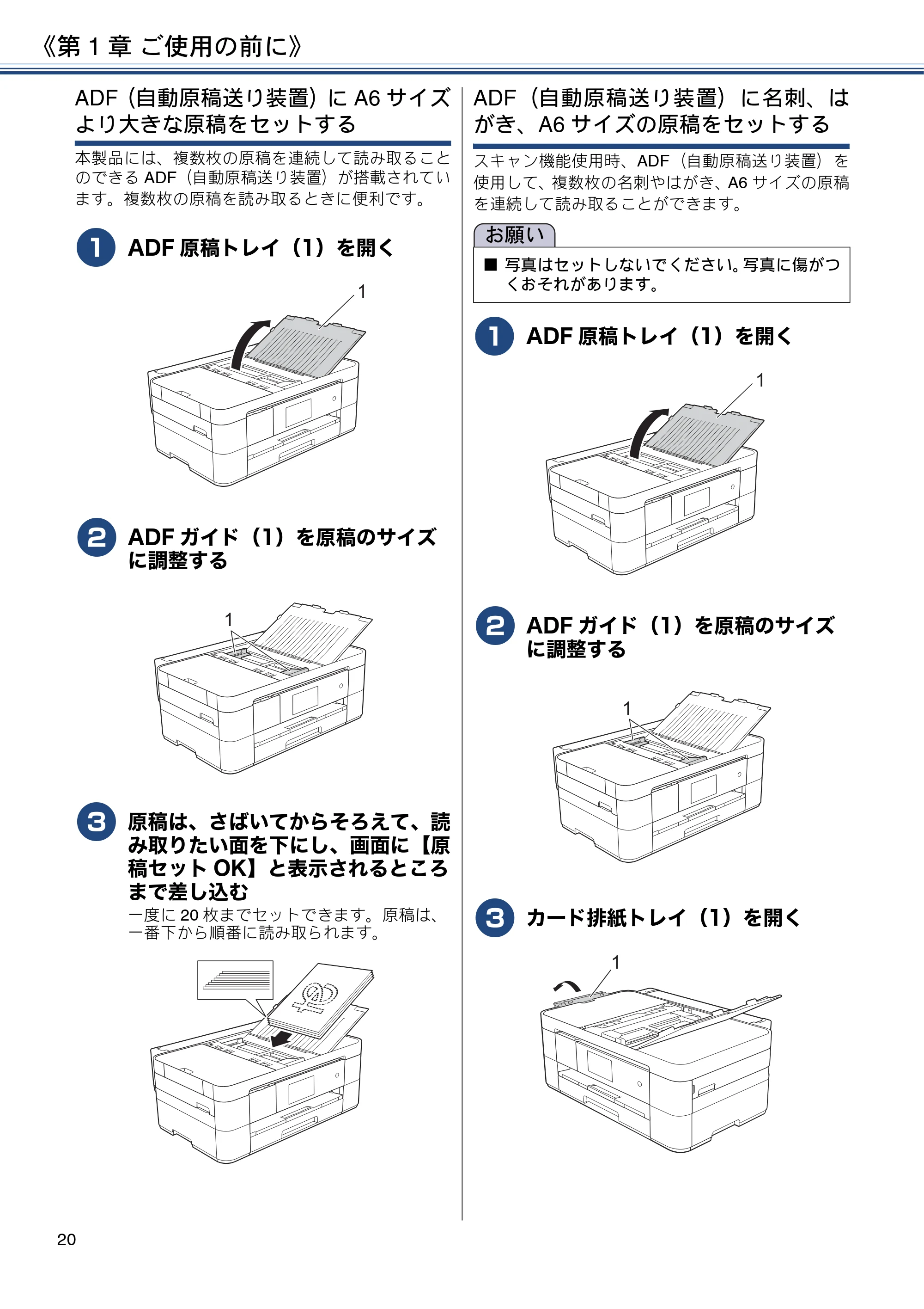 ブラザー MFC-J4725N ユーザーズガイド ~基本編~ — 原本ページ — 20ページ