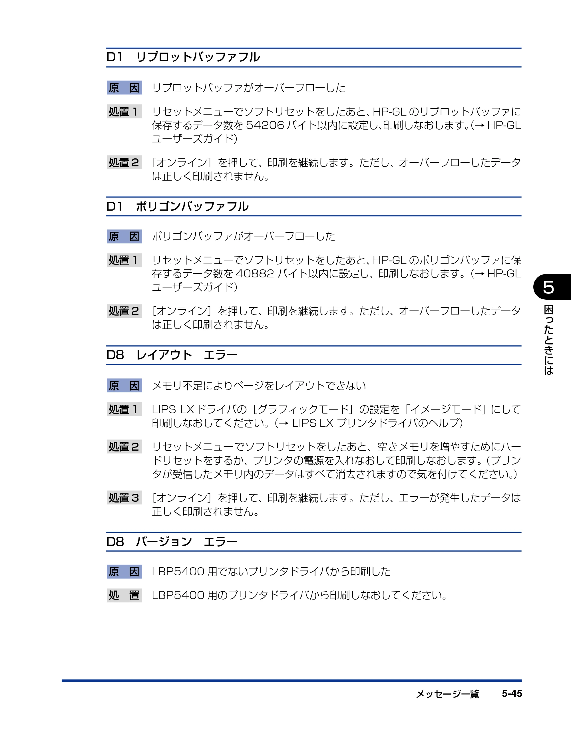 キヤノン LBP5400 ユーザーズガイド 2010年1月11日更新 （PDF形式／8.1Mバイト） — 原本ページ — 235ページ
