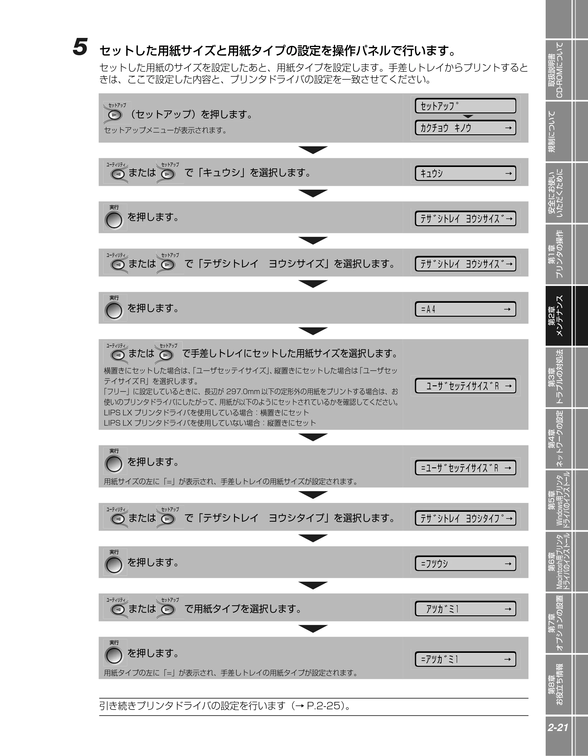 キヤノン LBP5900 かんたん操作ガイド 2006年4月18日更新 （PDF形式／7.24Mバイト） — 原本ページ — 53ページ