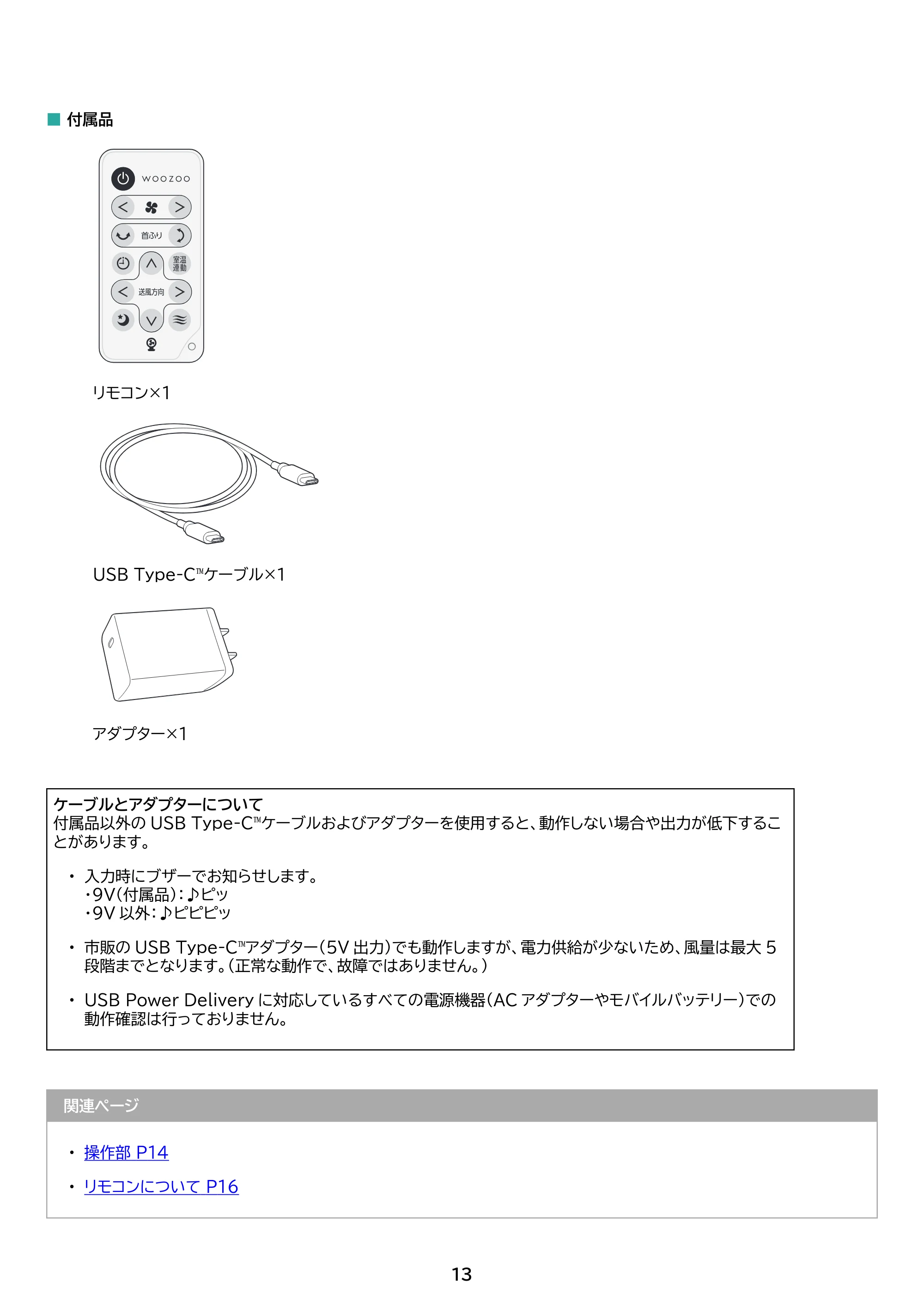 アイリスオーヤマ PCF-SDS15TEC-PD 取扱説明書 — 原本ページ — 13ページ