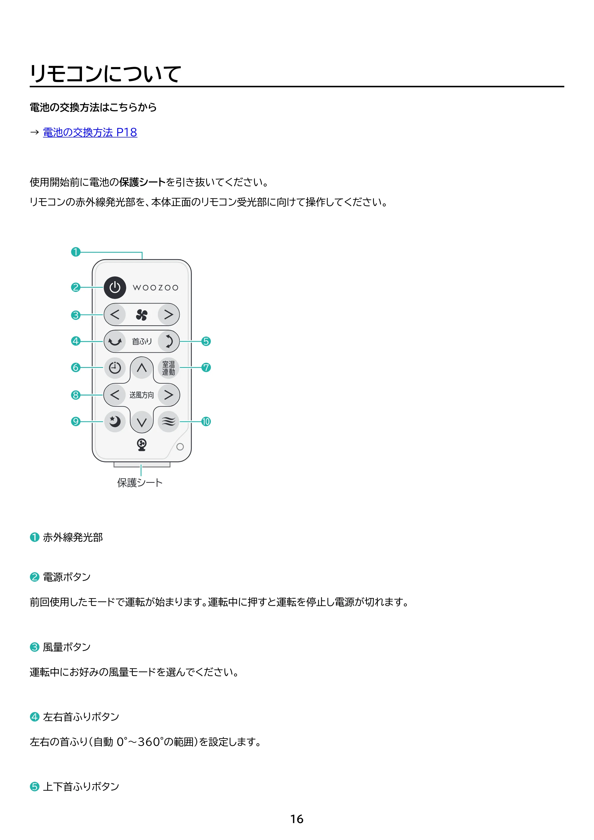 アイリスオーヤマ PCF-SDS15TEC-PD 取扱説明書 — 原本ページ — 16ページ