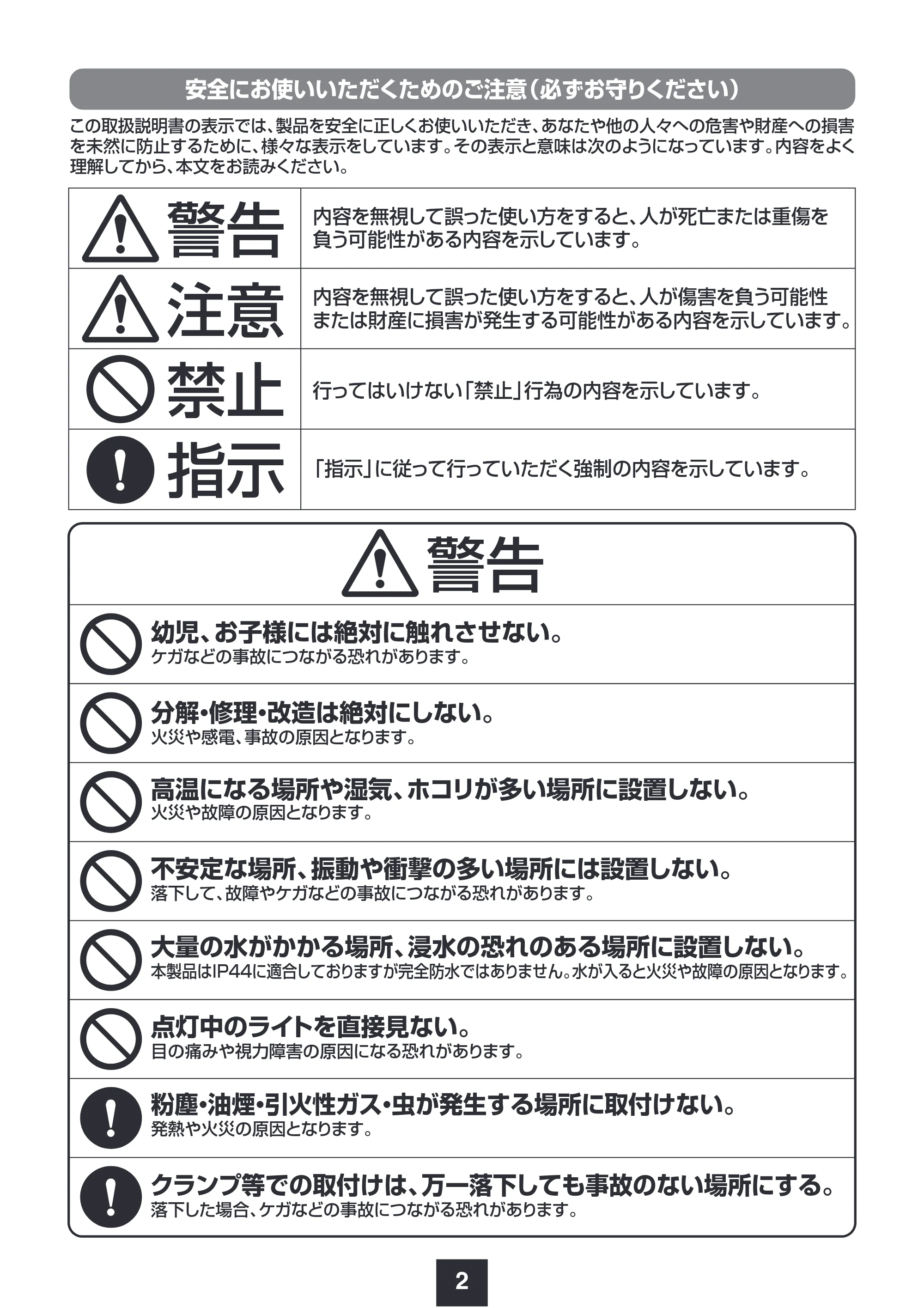 サンワサプライ 800-LED101 取扱説明書 — 原本ページ — 3ページ