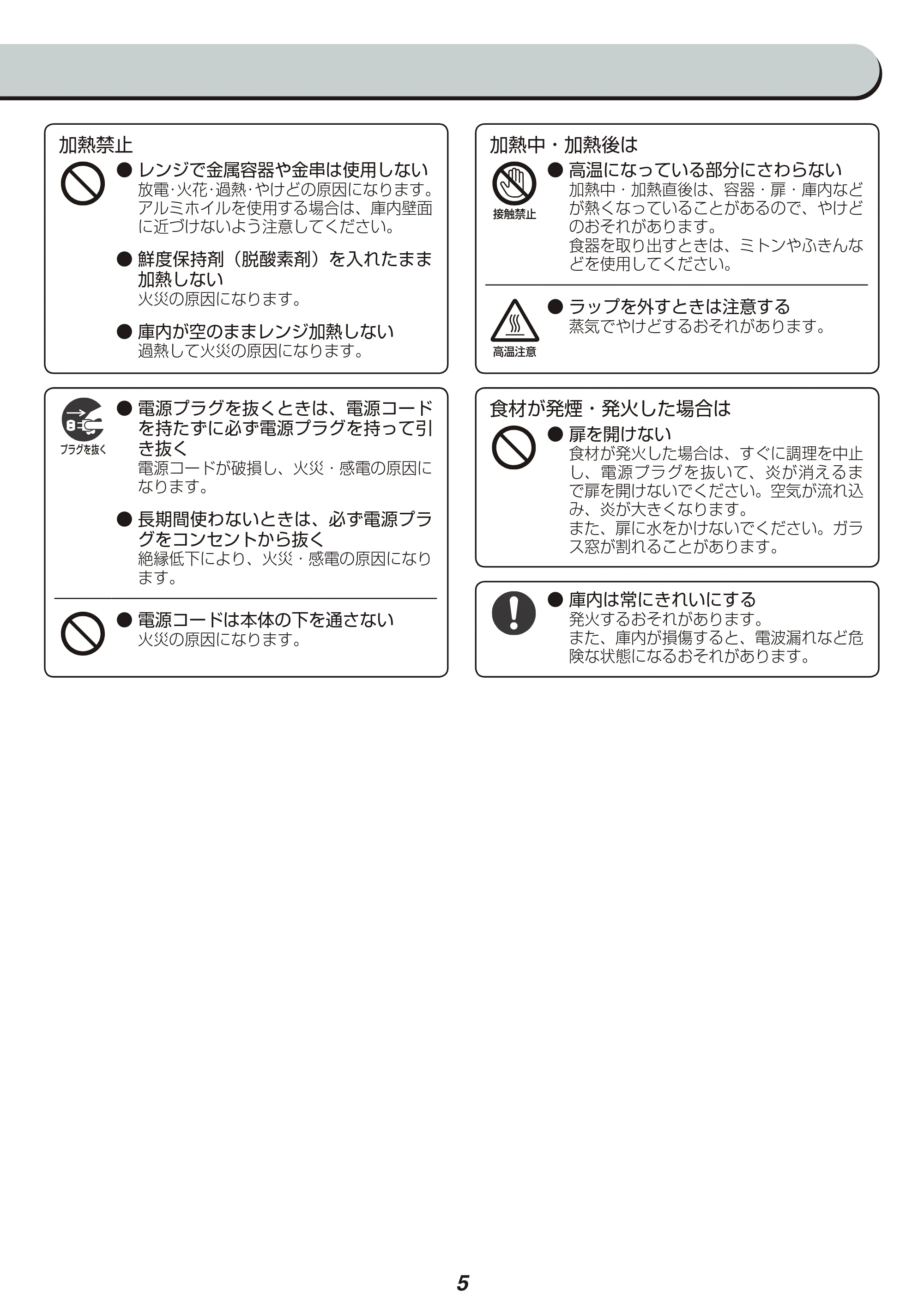アイリスオーヤマ MS-2402 取扱説明書 — 原本ページ — 5ページ