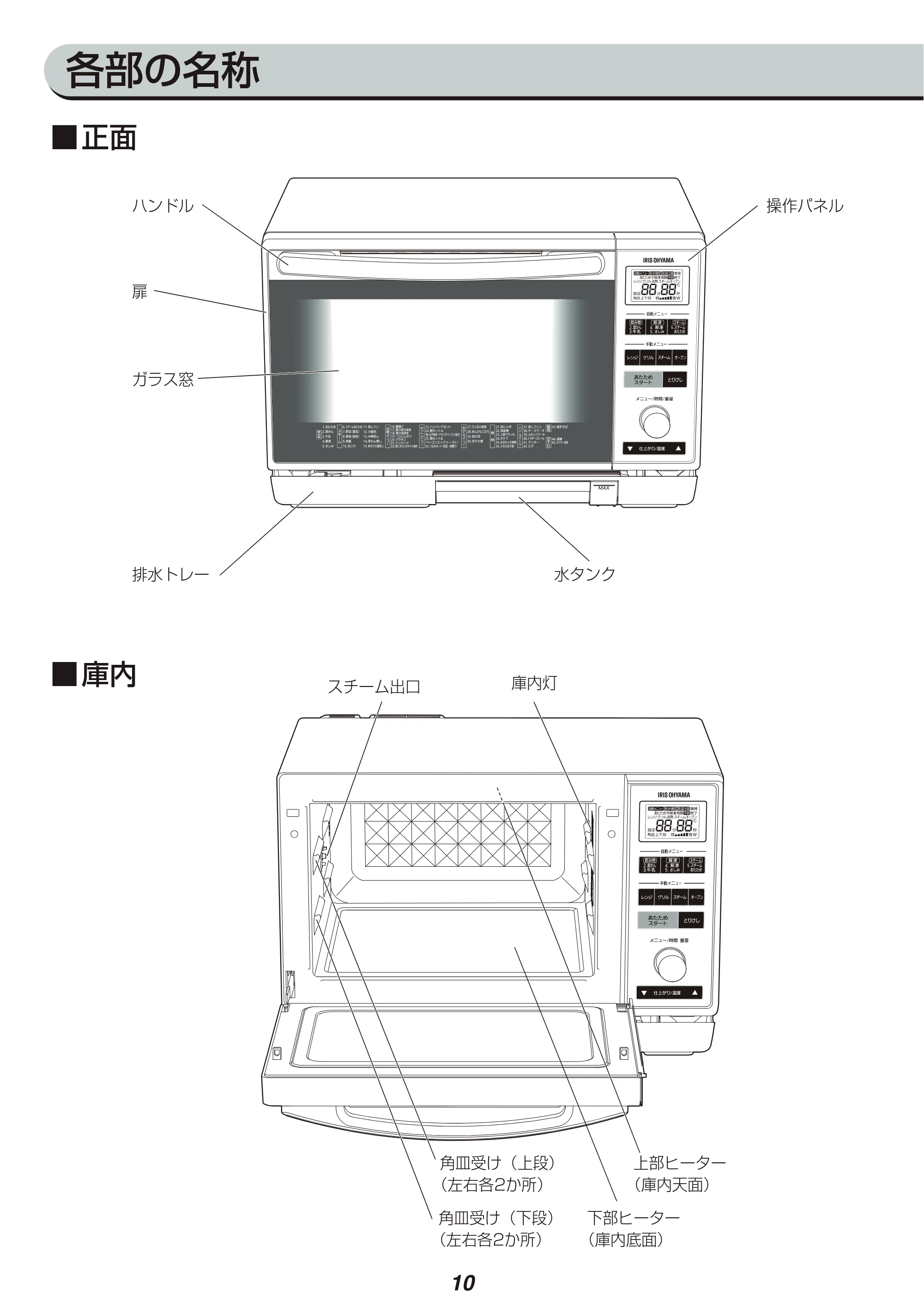 アイリスオーヤマ MS-2402 取扱説明書 — 原本ページ — 10ページ
