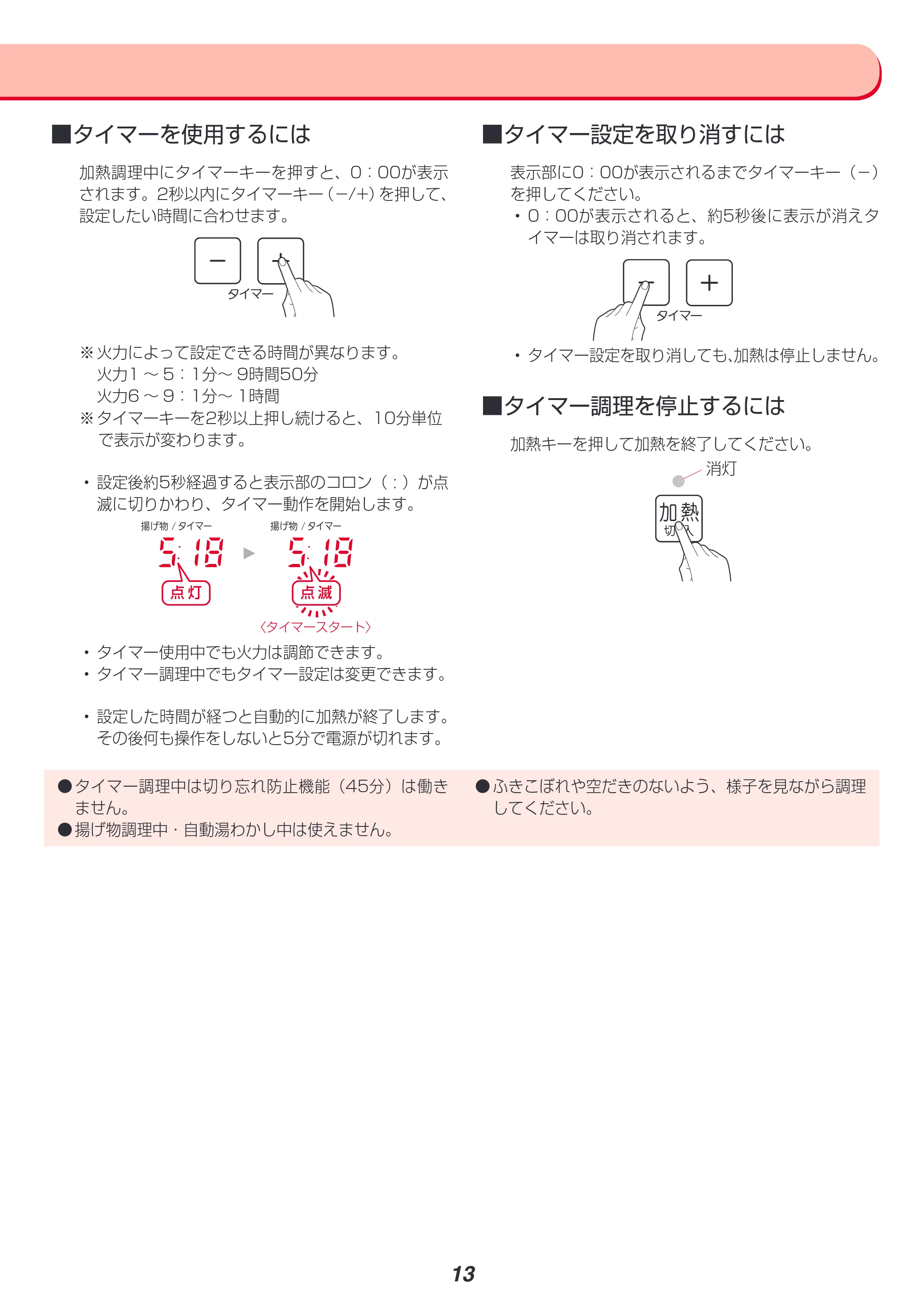 アイリスオーヤマ IHC-S324 取扱説明書 — 原本ページ — 13ページ