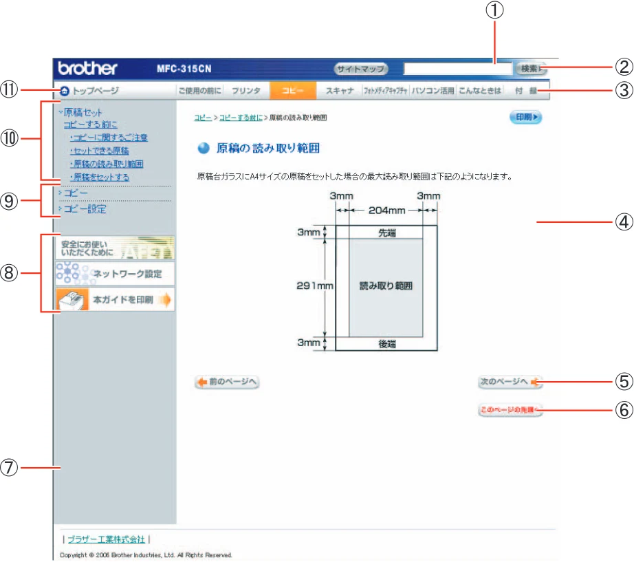 ブラザー DCP-315CN ネットワーク取扱説明書 — 図版 8-1 — 8ページ