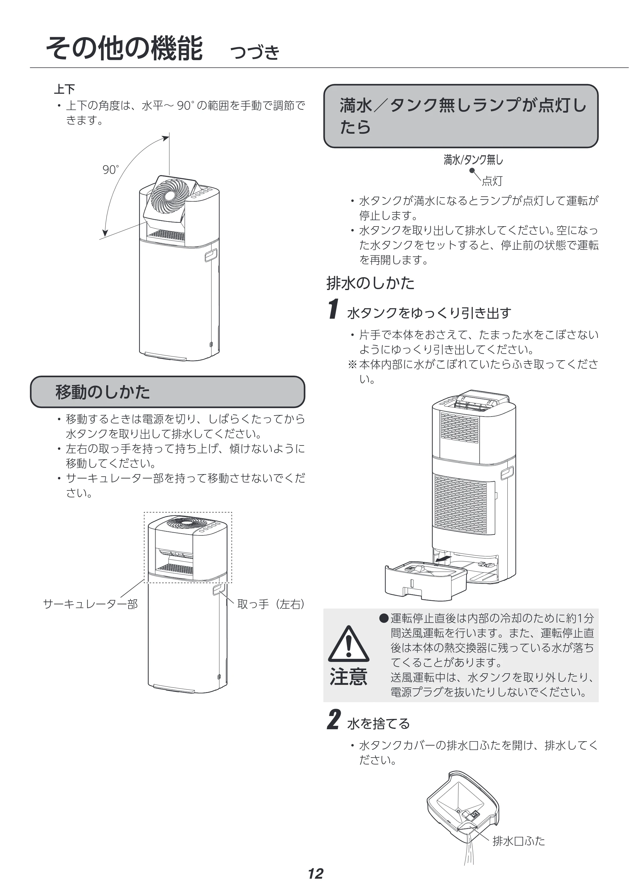 アイリスオーヤマ IJDC-P60-AH 取扱説明書 — 原本ページ — 12ページ