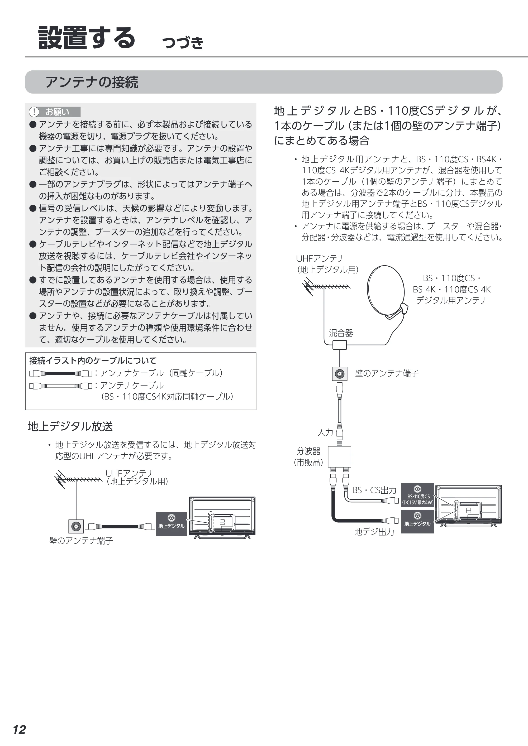 アイリスオーヤマ XDA20 取扱説明書 — 原本ページ — 12ページ